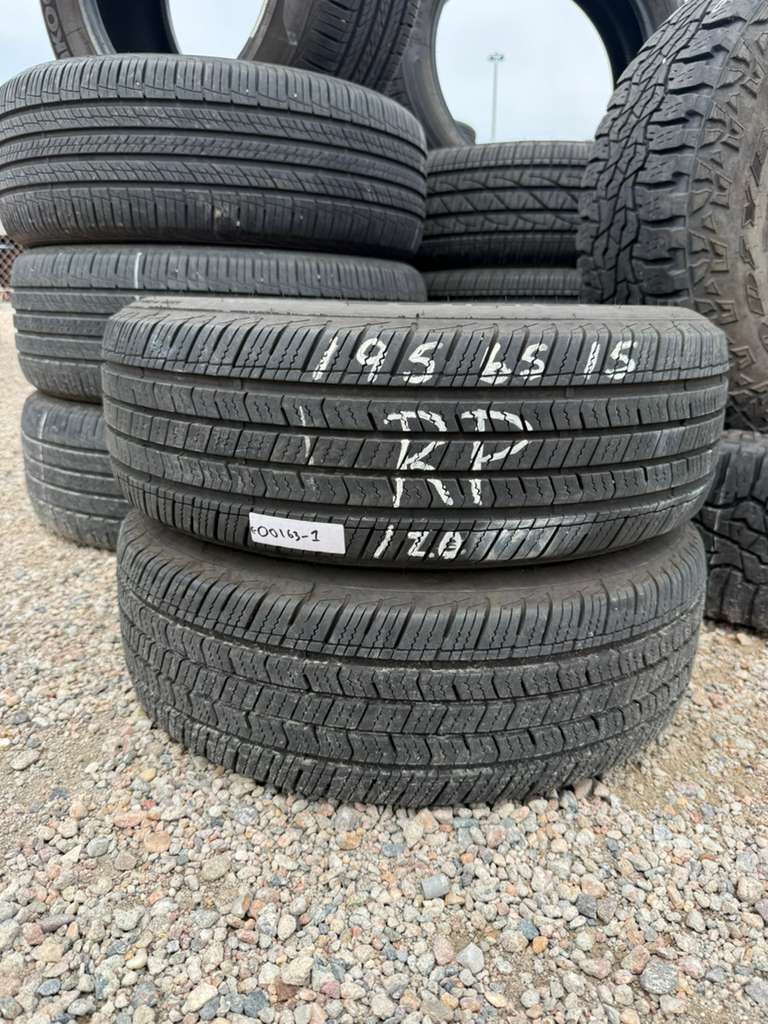 195/65R15  Pair (2 Used Tires) Arizonian Silver Edition