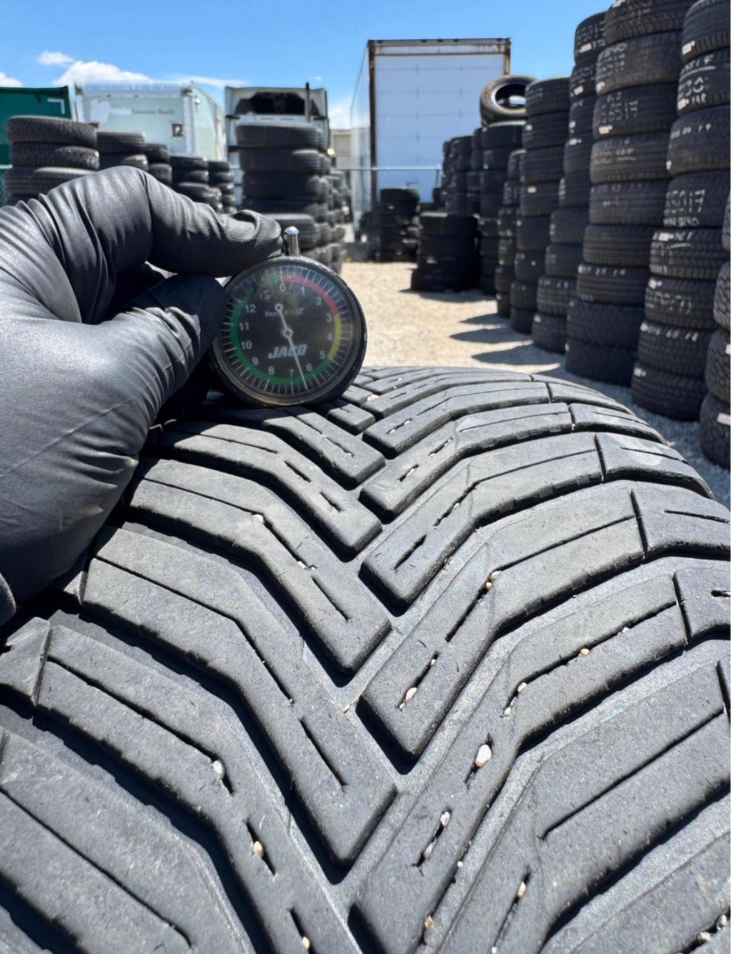 225/65R17 Pair (2 Used Tires) Michelin CrossClimate 2