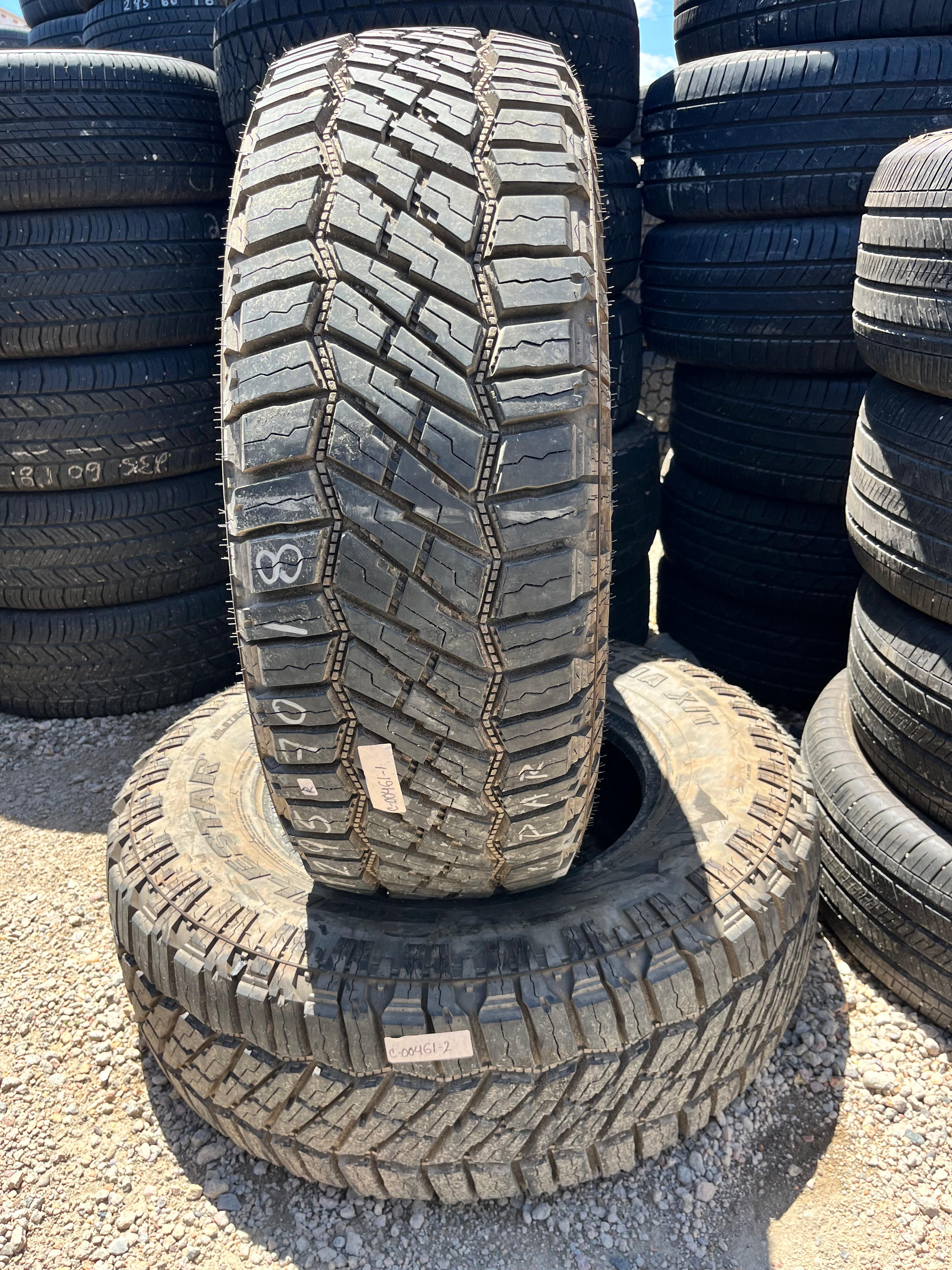 LT295/70R18  Pair (2 Like New Tires) Milestar Patagonia