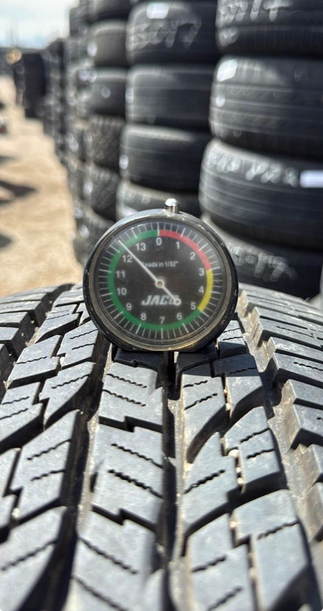 225/60R17 Set (4 Used Tires) Yokohama Geolandar