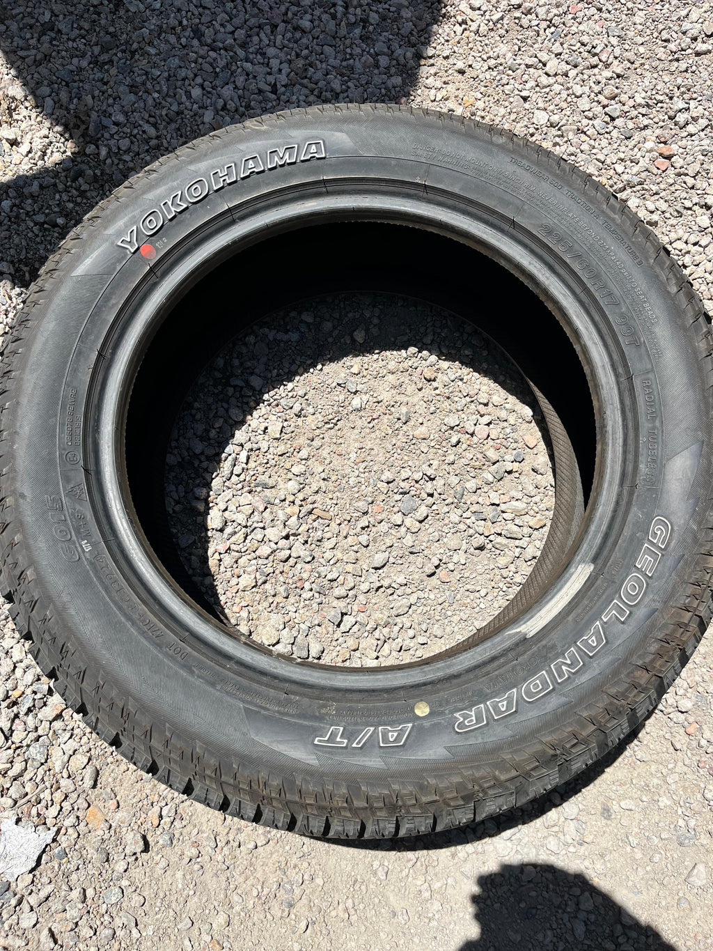225/60R17 Set (4 Used Tires) Yokohama Geolandar