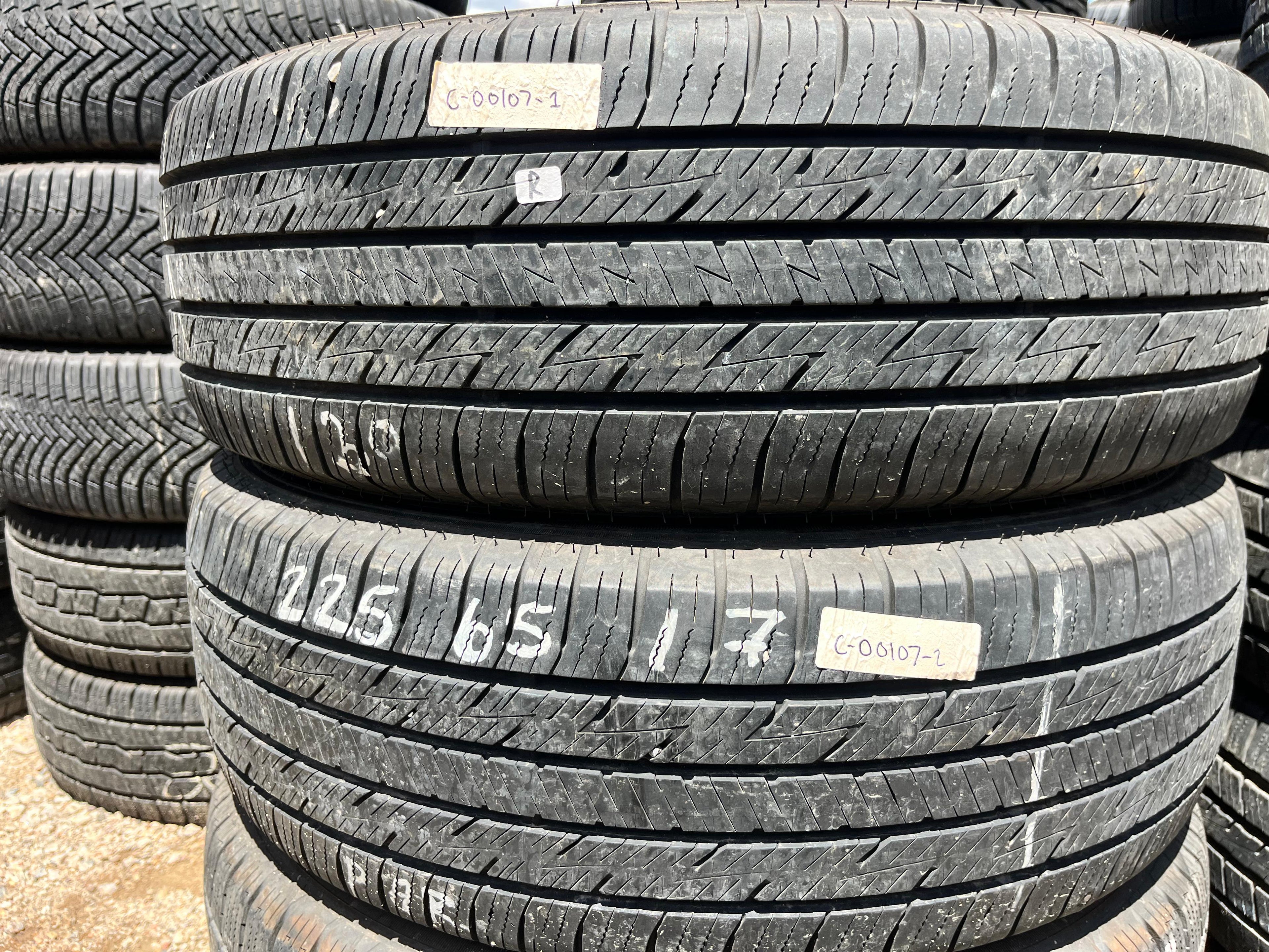 225/65R17  Pair (2 Used Tires) Mazama Tires Luxury Touring