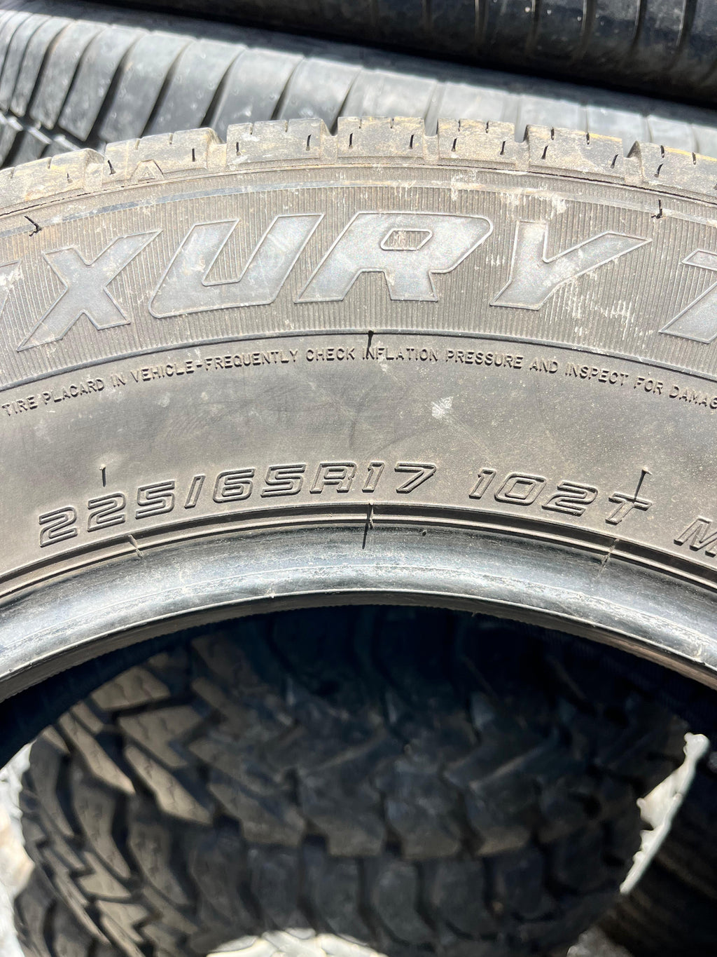 225/65R17  Pair (2 Used Tires) Mazama Tires Luxury Touring