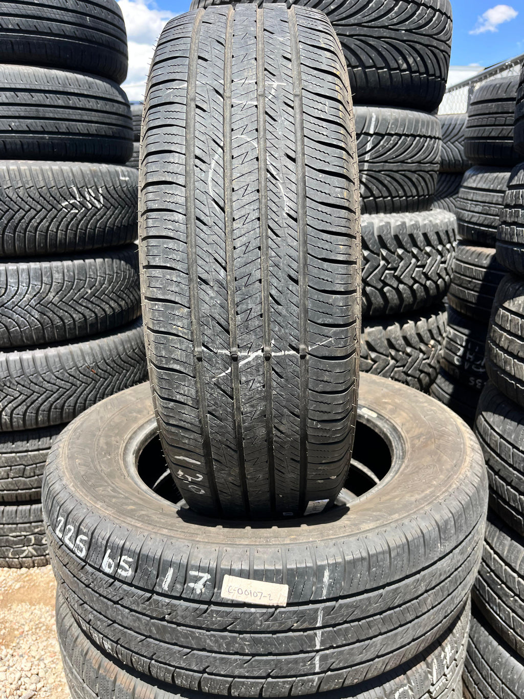 225/65R17  Pair (2 Used Tires) Mazama Tires Luxury Touring