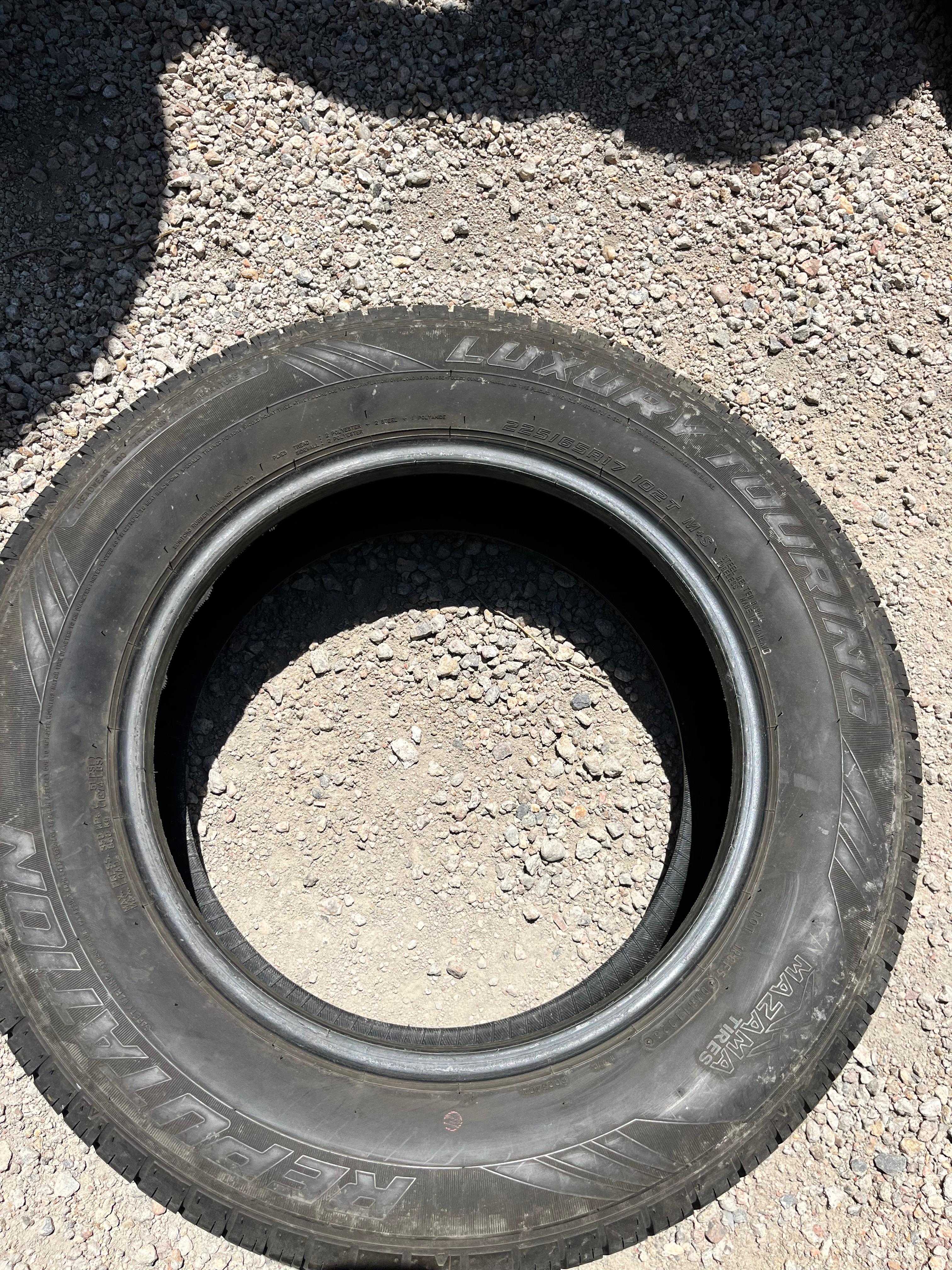 225/65R17  Pair (2 Used Tires) Mazama Tires Luxury Touring