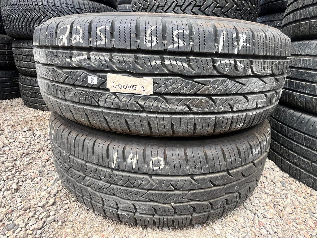225/65R17 Pair (2 Used Tires) Big O Legancy