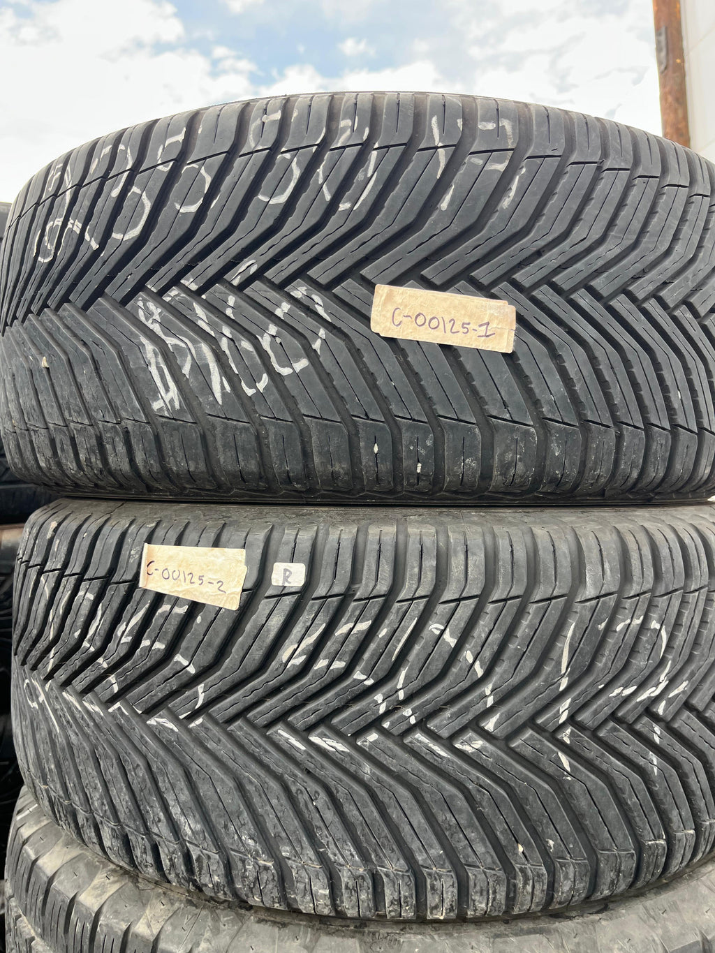 235/50R17 Pair (2 Used Tires) Michelin Cross Climate