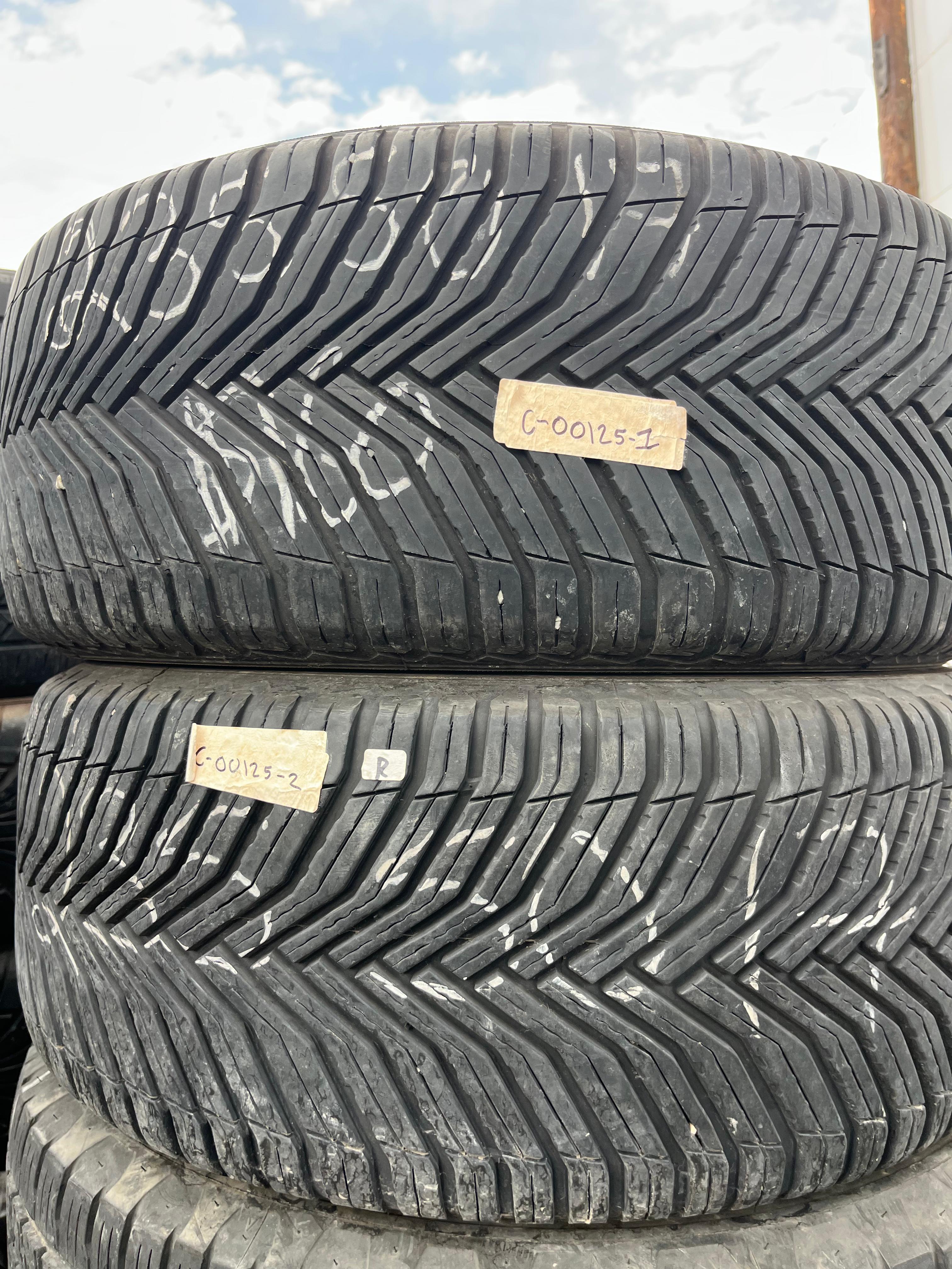235/50R17 Pair (2 Used Tires) Michelin Cross Climate