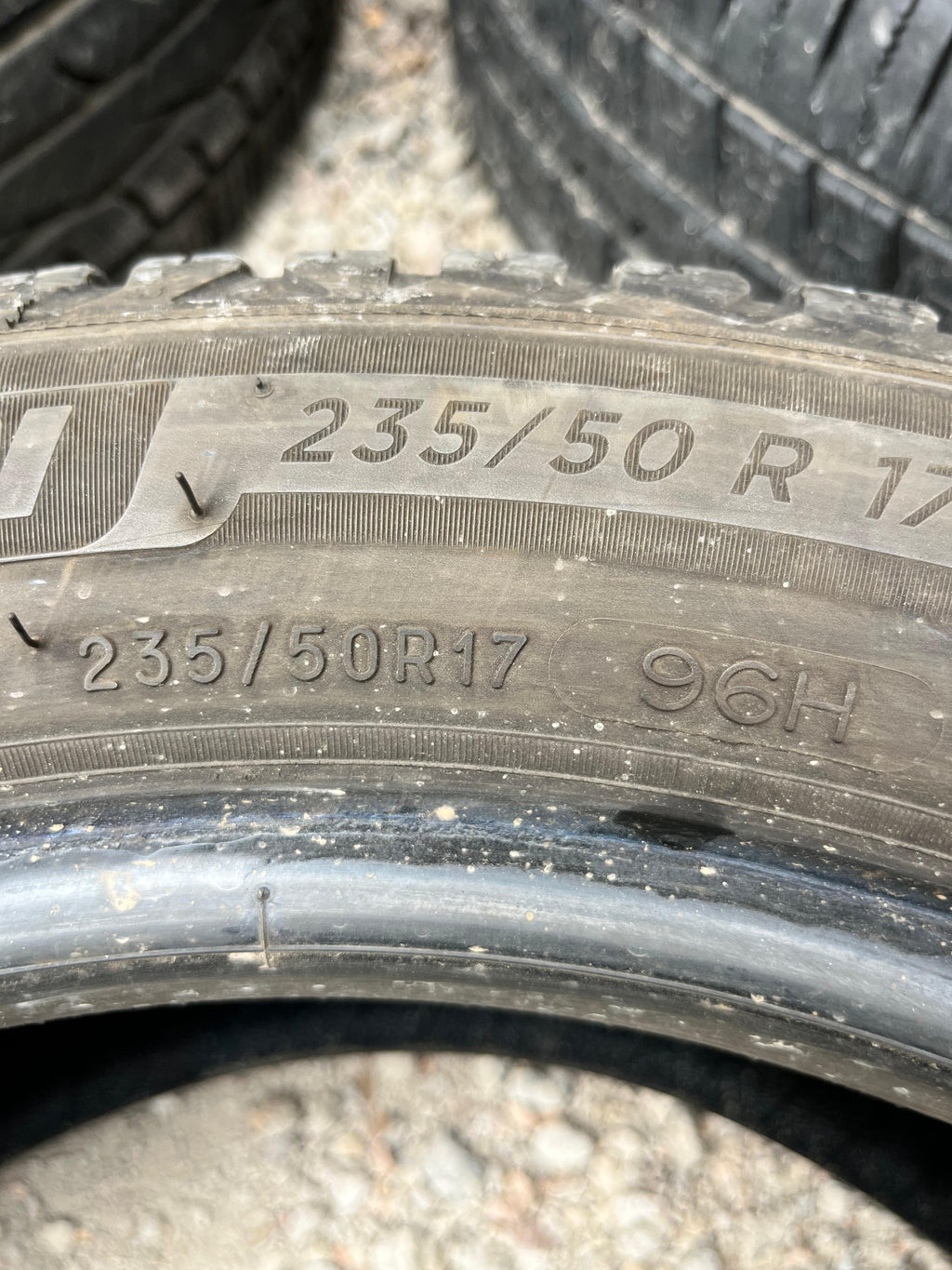 235/50R17 Pair (2 Used Tires) Michelin Cross Climate