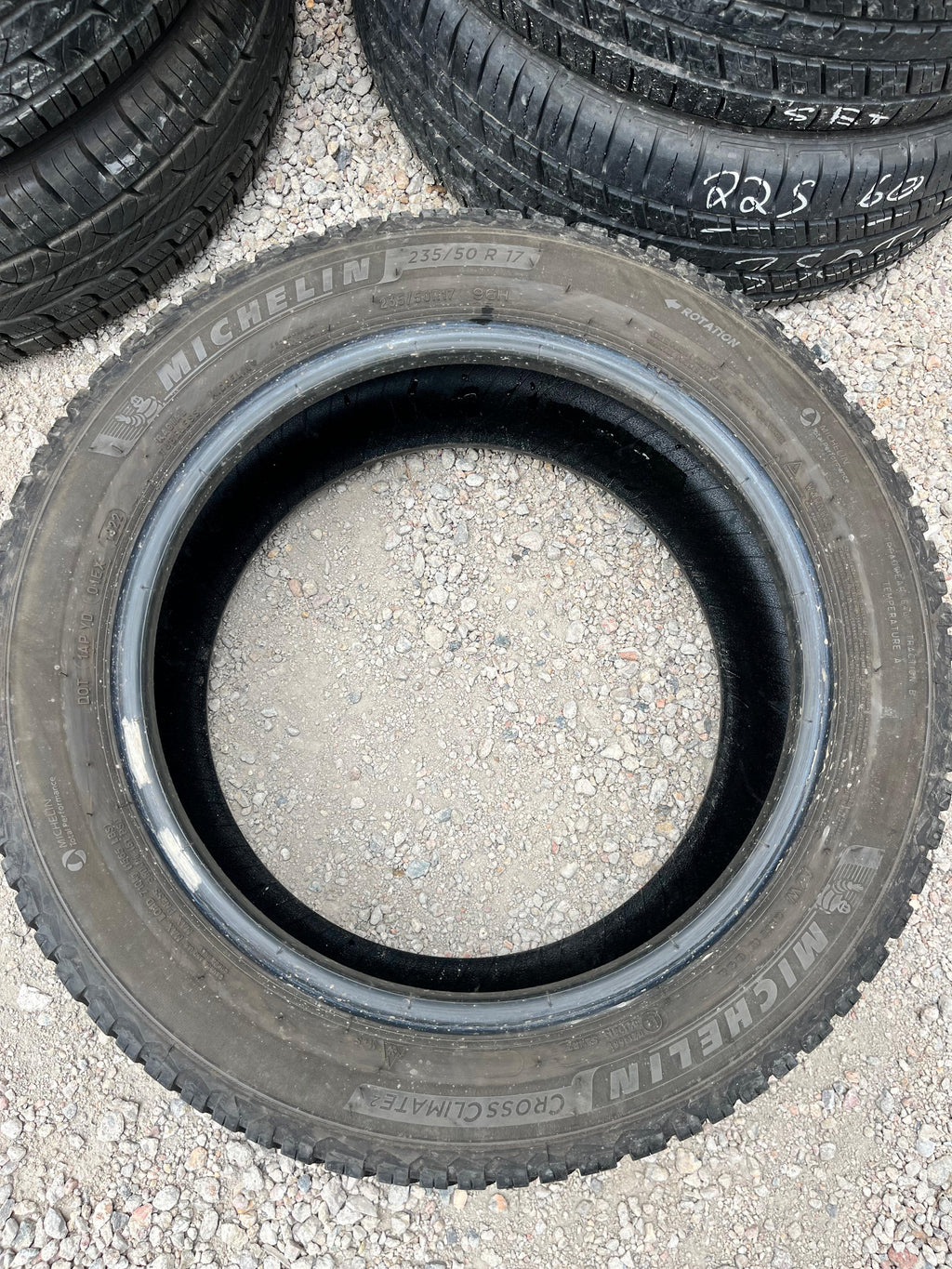 235/50R17 Pair (2 Used Tires) Michelin Cross Climate