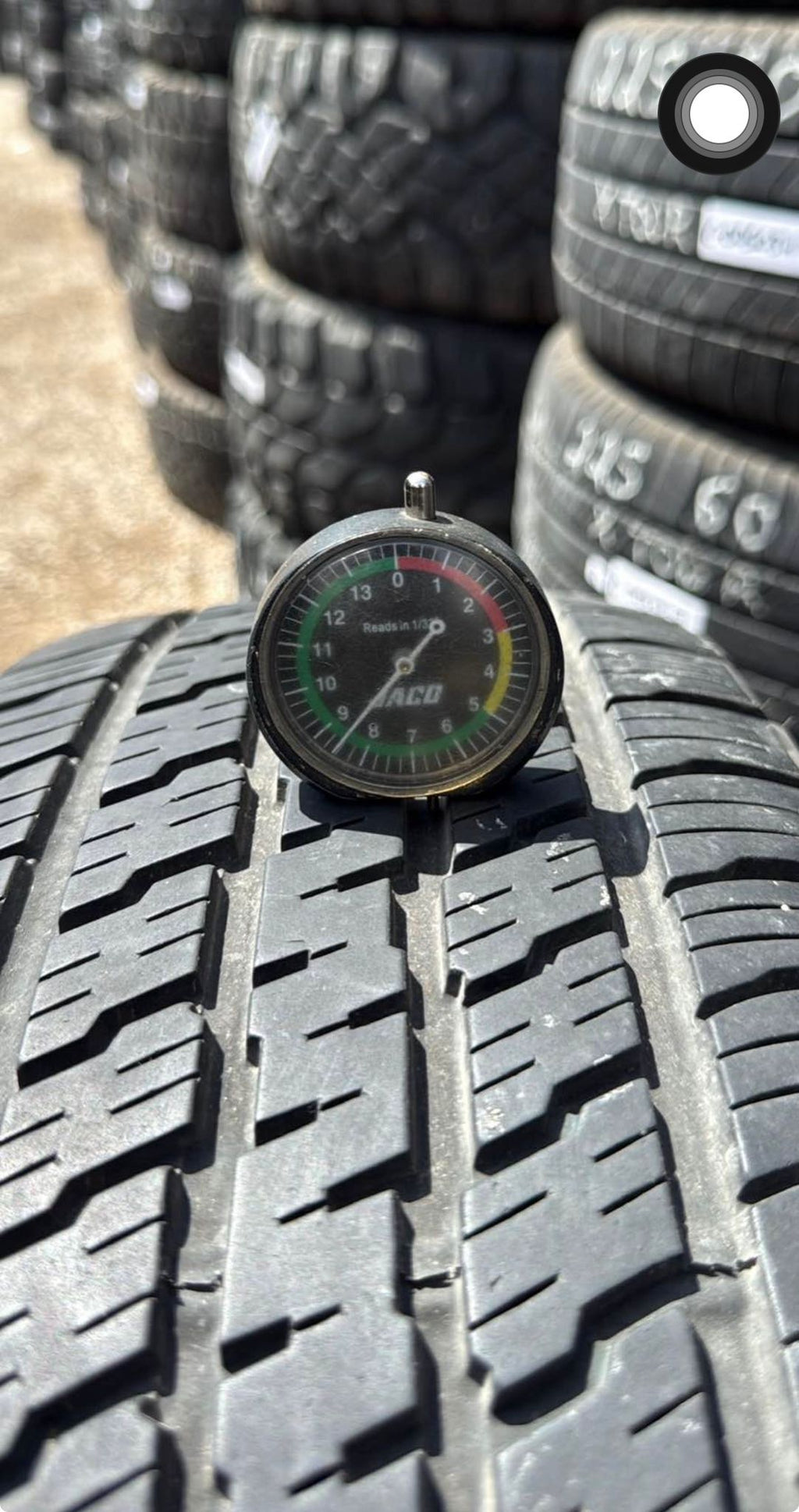 215/65R17 Pair (2 Used Tires) Falken Wild Peak