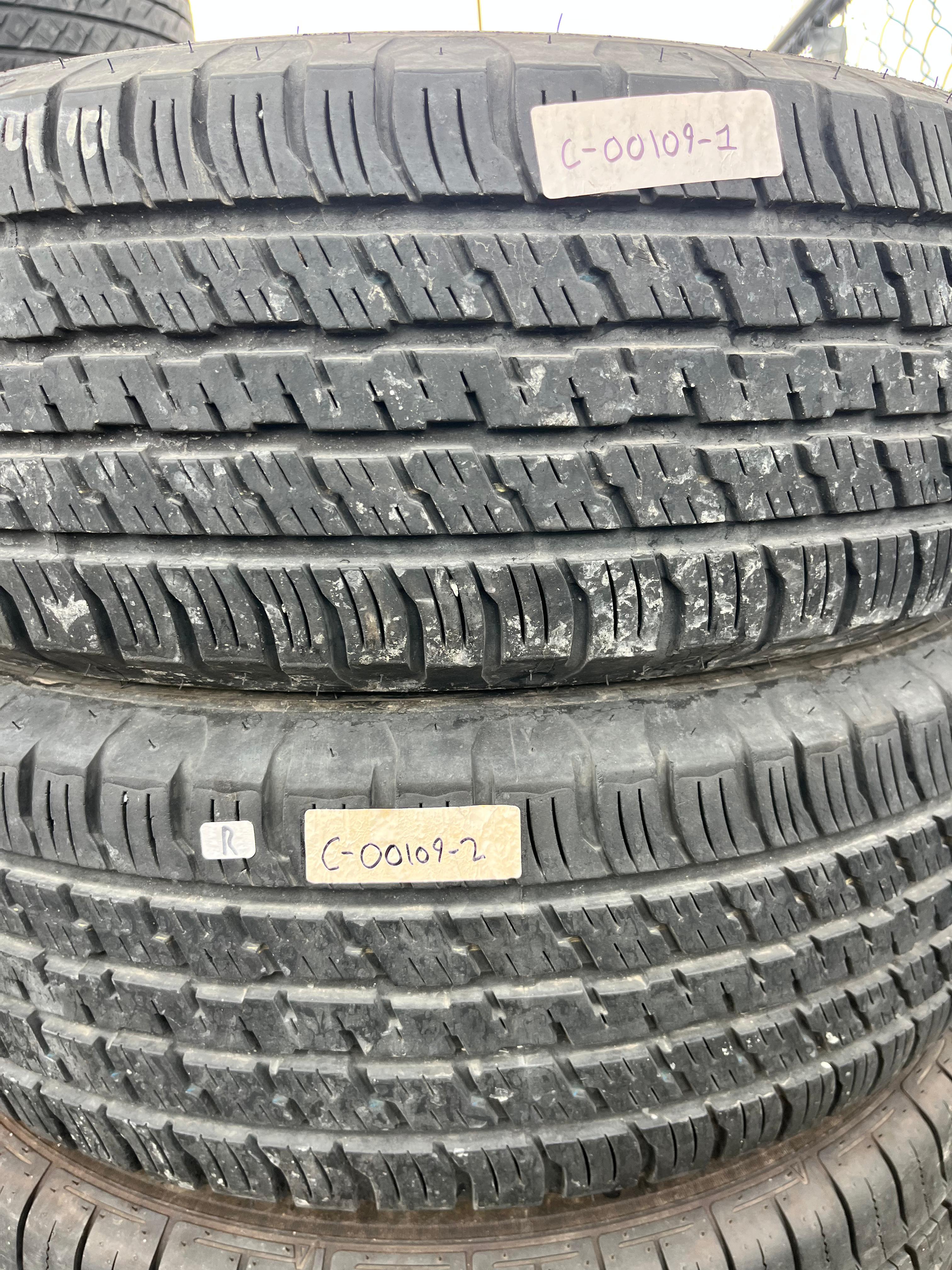 215/65R17 Pair (2 Used Tires) Falken Wild Peak