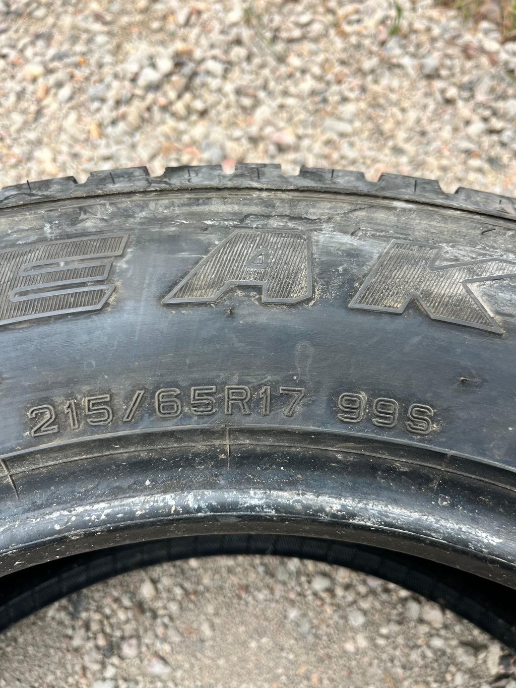 215/65R17 Pair (2 Used Tires) Falken Wild Peak