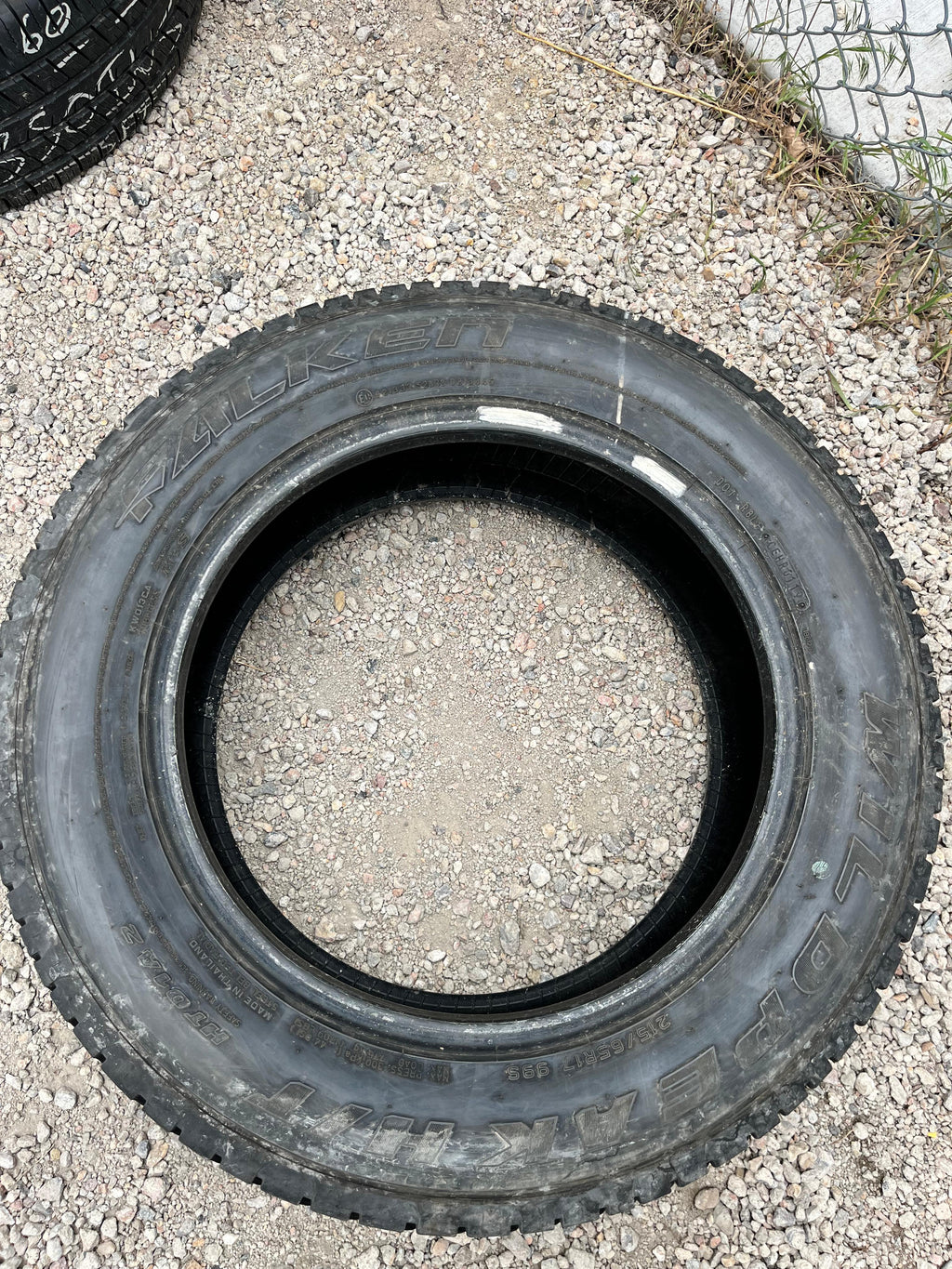 215/65R17 Pair (2 Used Tires) Falken Wild Peak