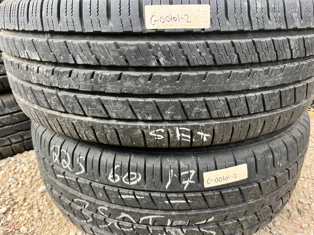 225/60R17 Set (4 Used Tires) Falken Pro G5 CSV