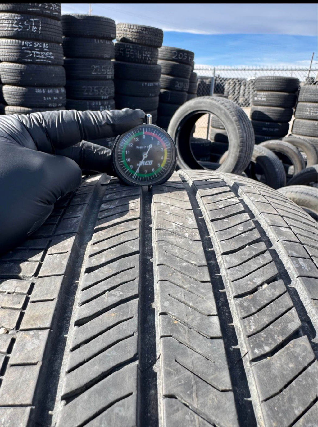 265/65R18 Set (4 Used Tires) Goodyear Wrangler Territory HT
