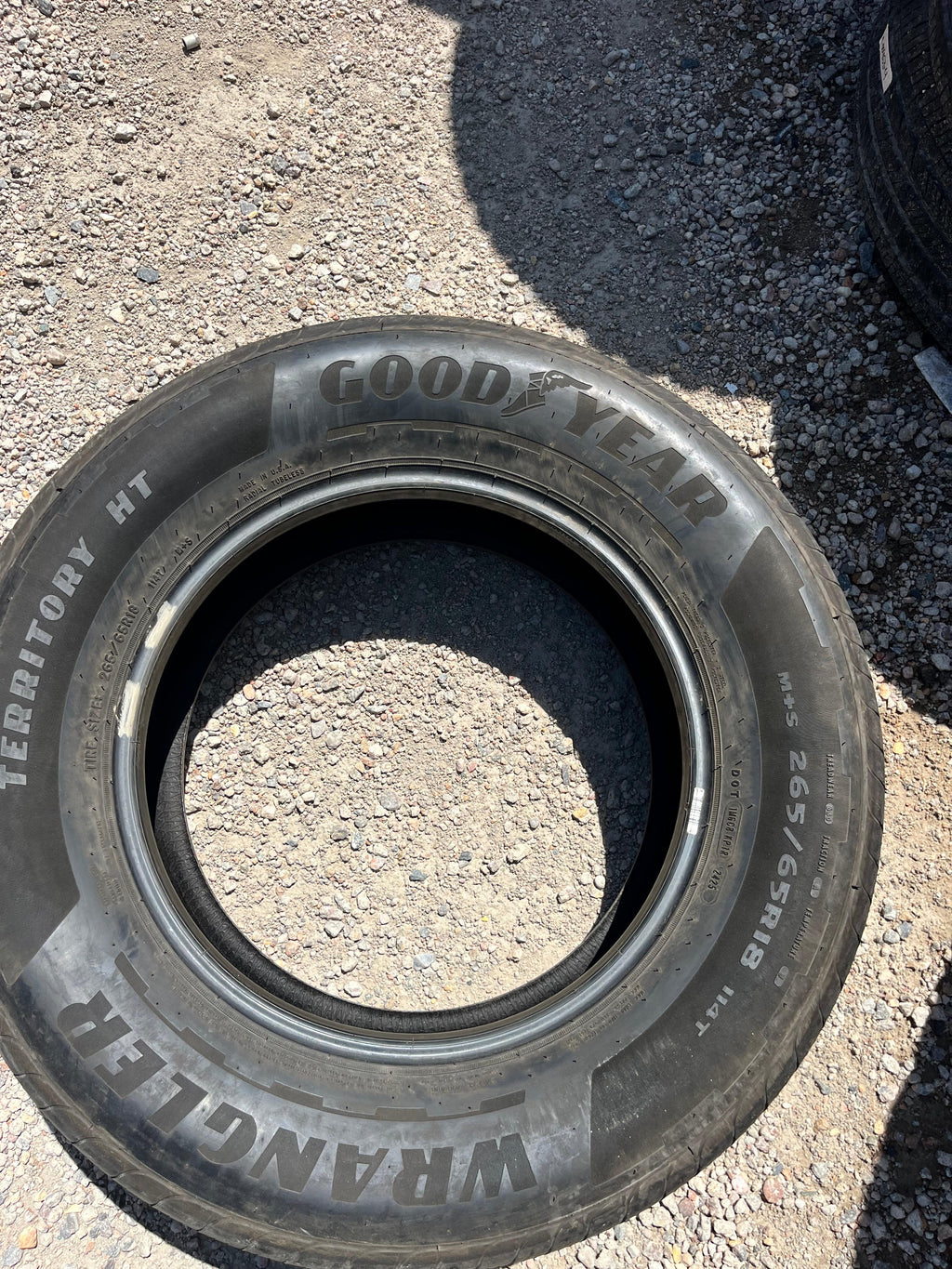 265/65R18 Set (4 Used Tires) Goodyear Wrangler Territory HT