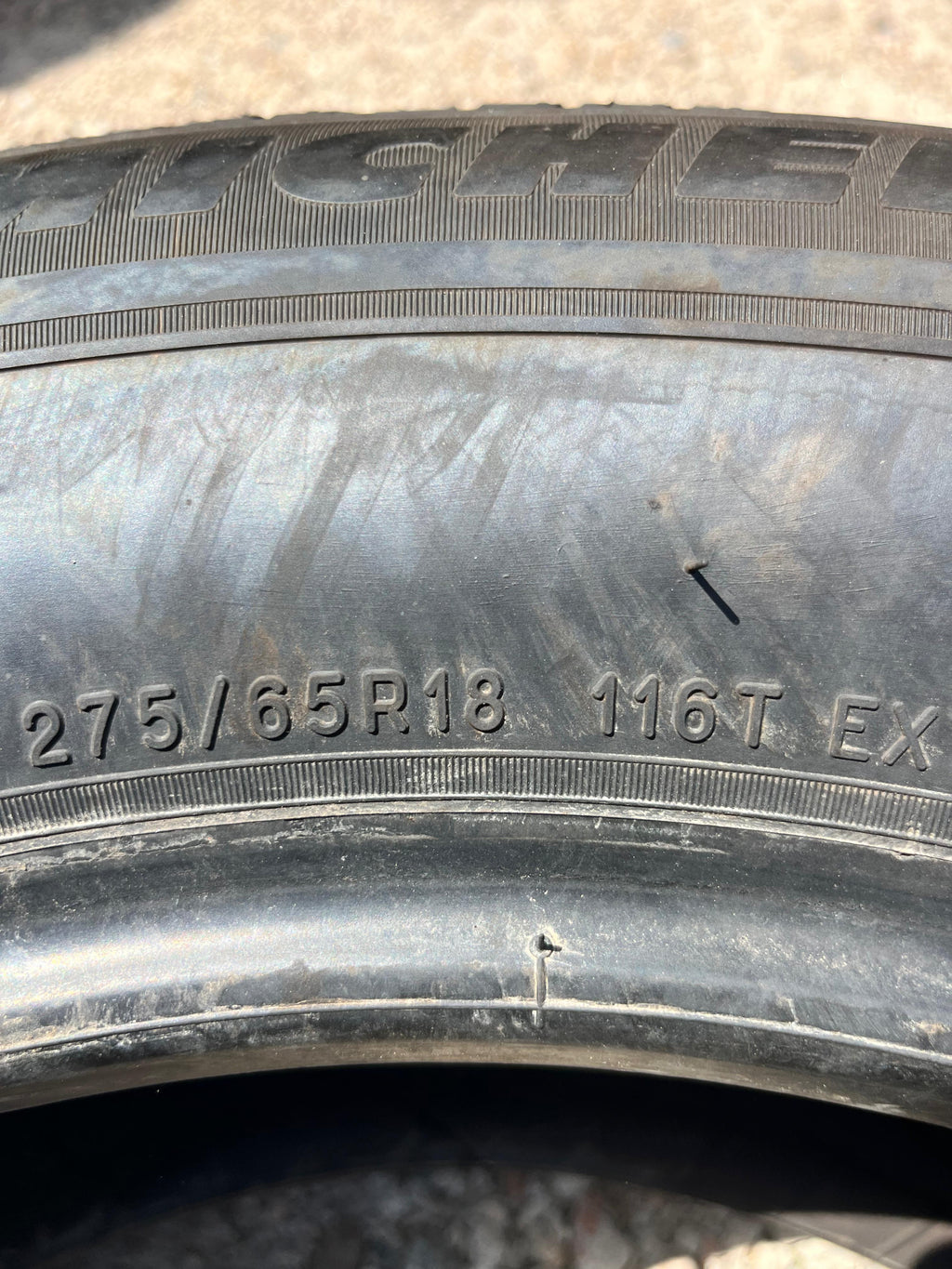 275/65R18 Set (4 Used Tires) Michelin Defender LTX