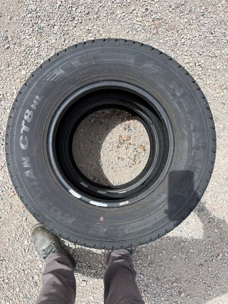 LT225/75R16 Pair (2 Used Tires) Nexen Roadian CT8 HL