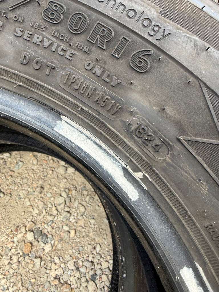 ST235/80R16 Pair (2 Used Tires) Goodyear Endurance
