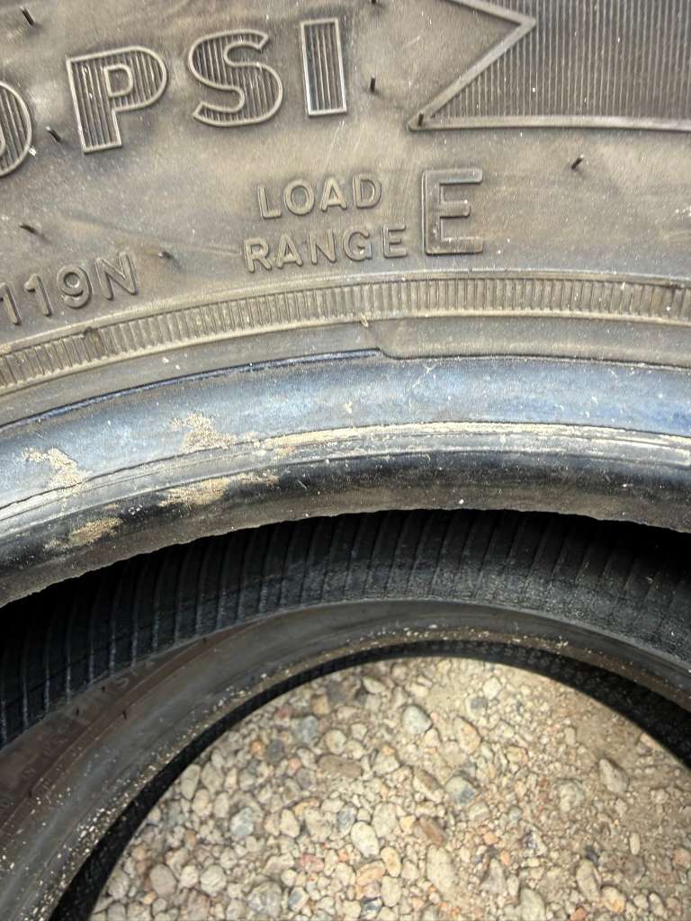 ST235/80R16 Pair (2 Used Tires) Goodyear Endurance