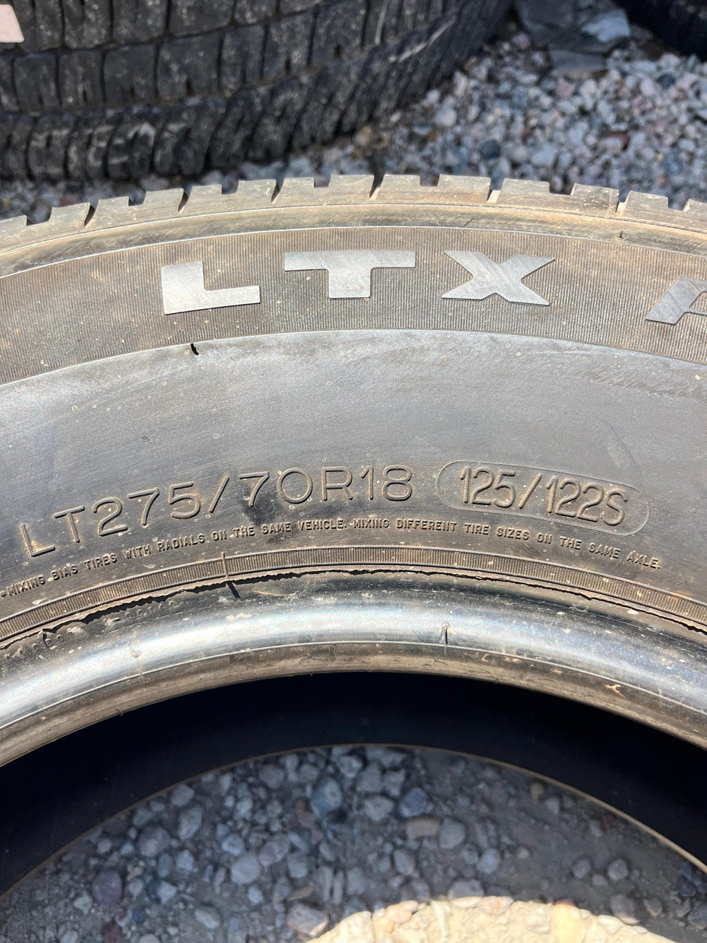 275/70R18 Set (4 Used Tires) Michelin LTX 2