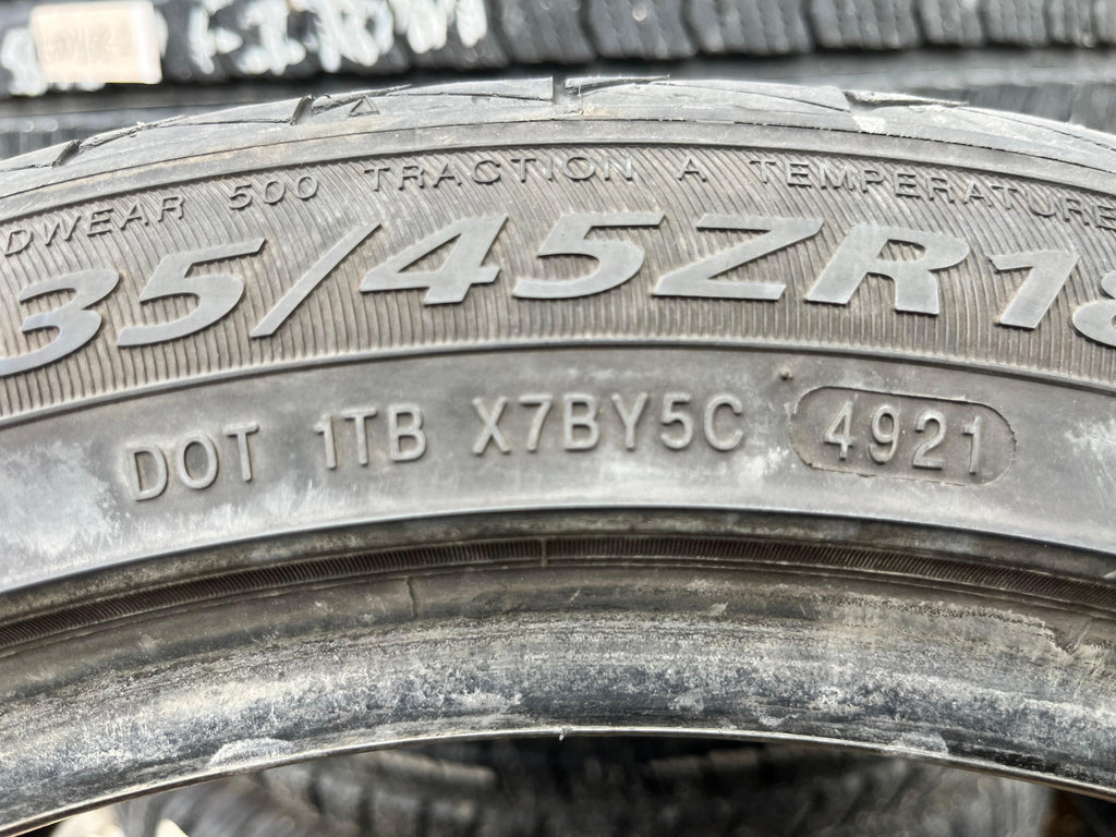 235/45R18 Pair (2 Used Tires) Sentury UHP