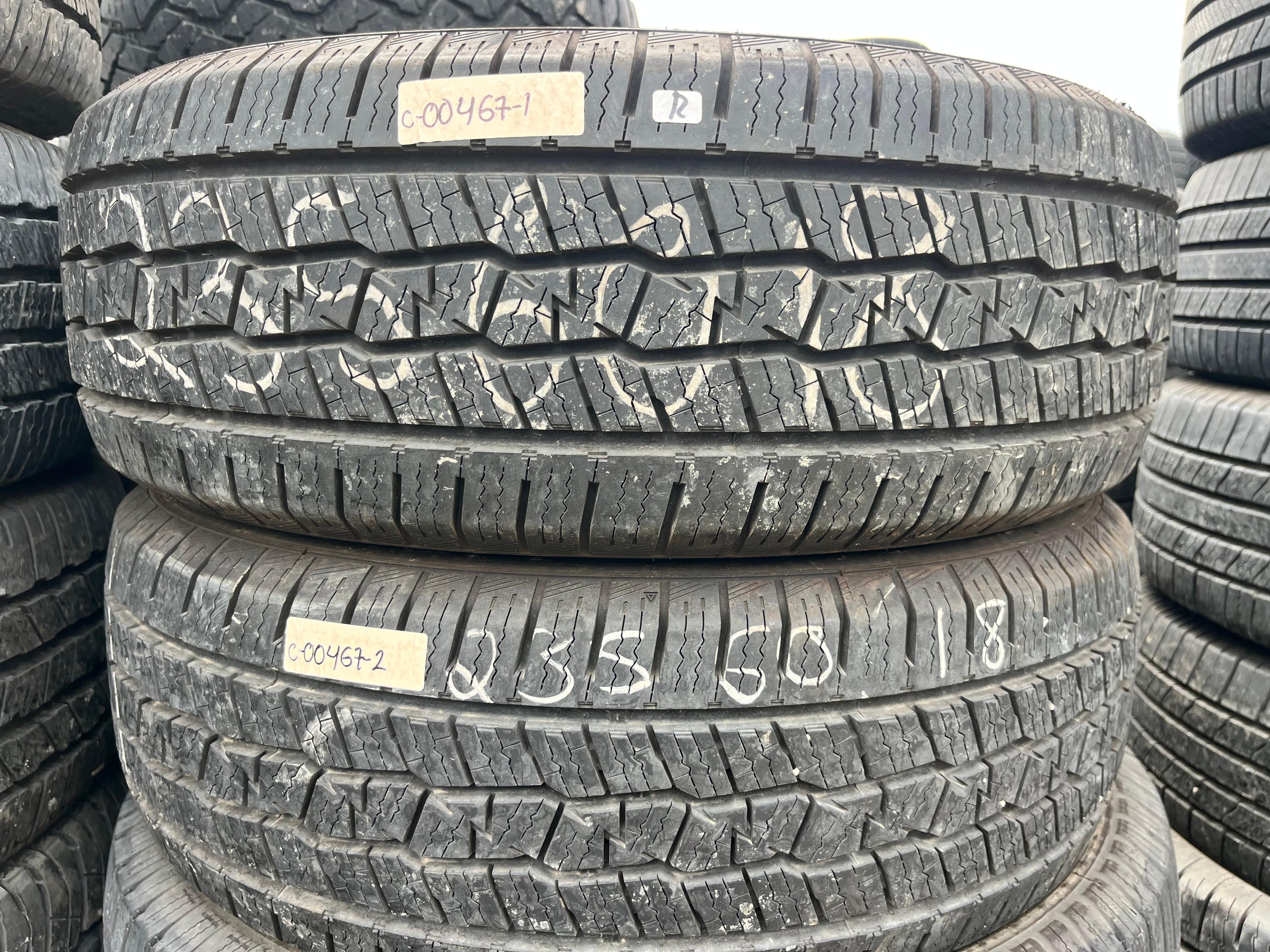235/60R18 Pair (2 Used Tires) Fortune Tormenta
