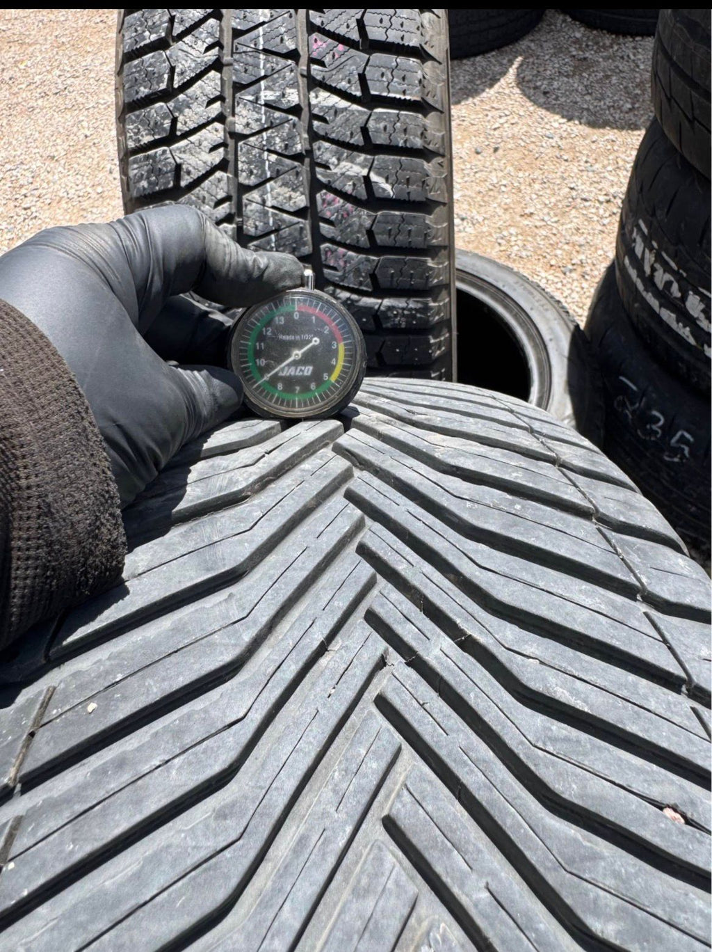 235/50R18 Pair (2 Used Tires) Michelin Cross Climate