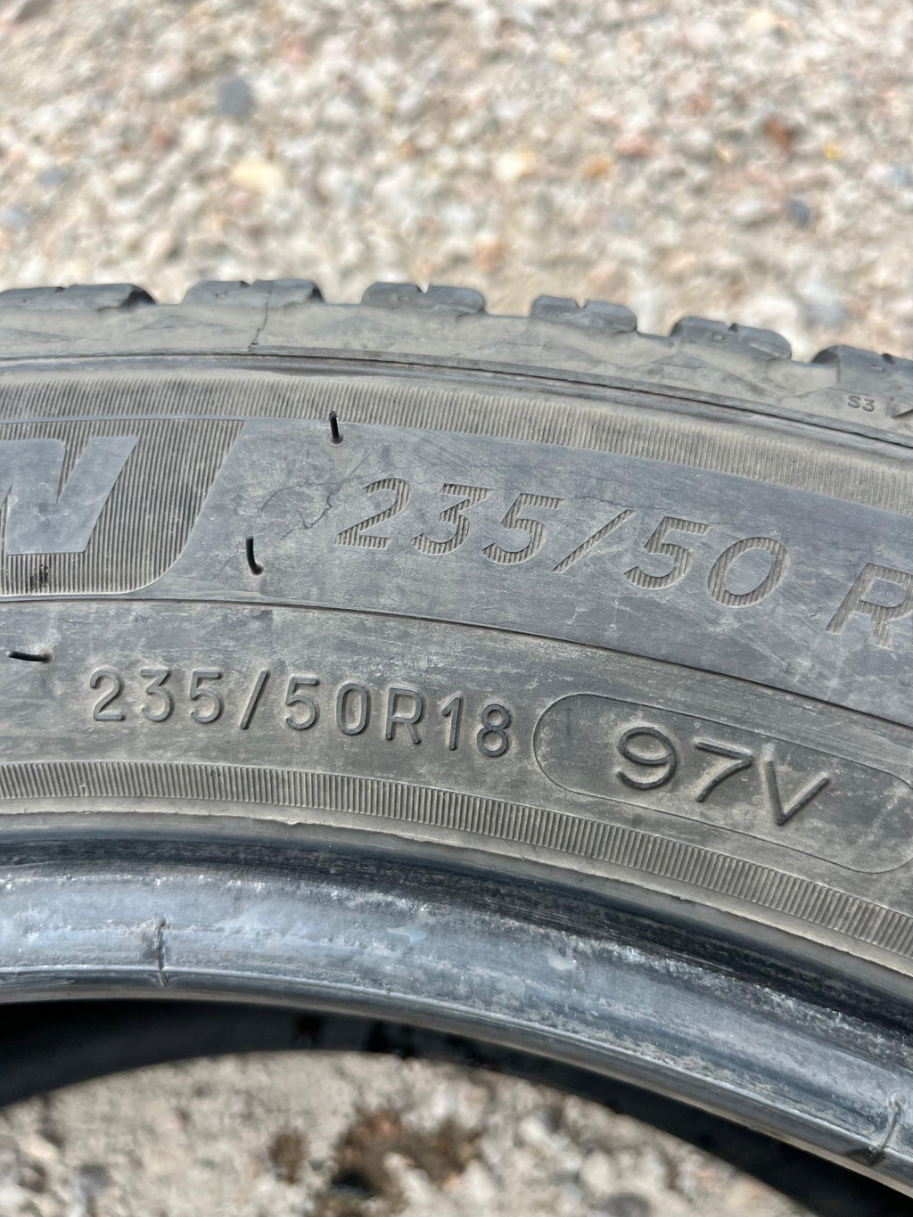 235/50R18 Pair (2 Used Tires) Michelin Cross Climate