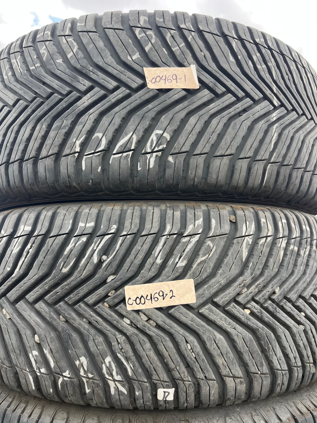 235/50R18 Pair (2 Used Tires) Michelin Cross Climate