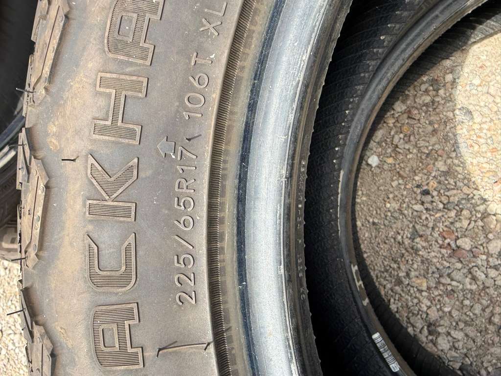 225/65R17 Pair (2 Used Tires) Blackhawk Ridgecrawler A/T
