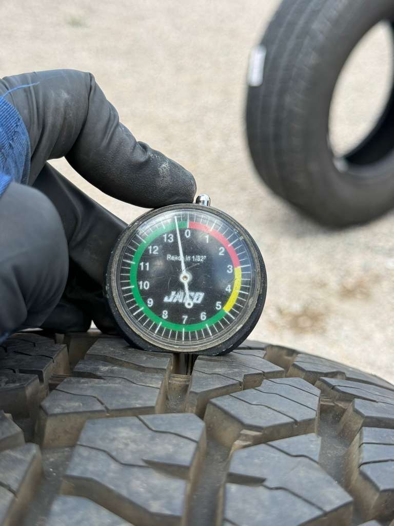 225/65R17 Pair (2 Used Tires) Blackhawk Ridgecrawler A/T