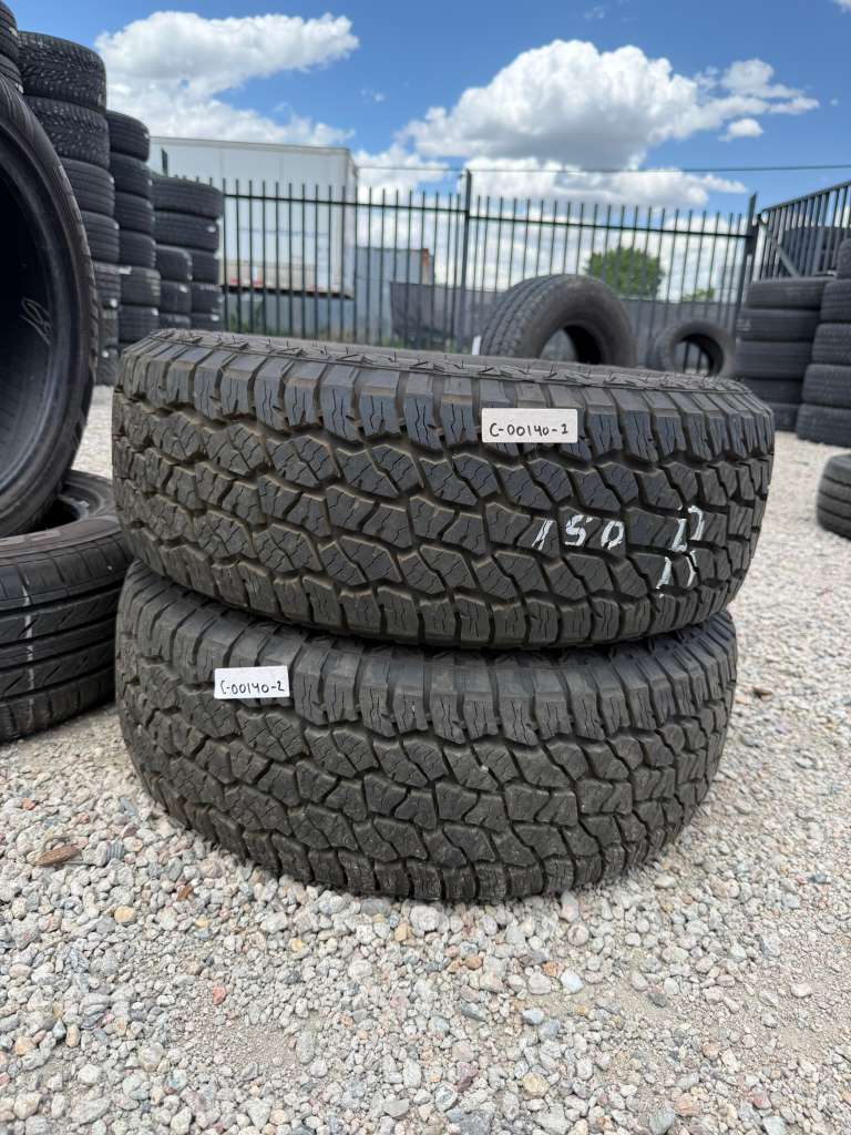 225/65R17 Pair (2 Used Tires) Blackhawk Ridgecrawler A/T