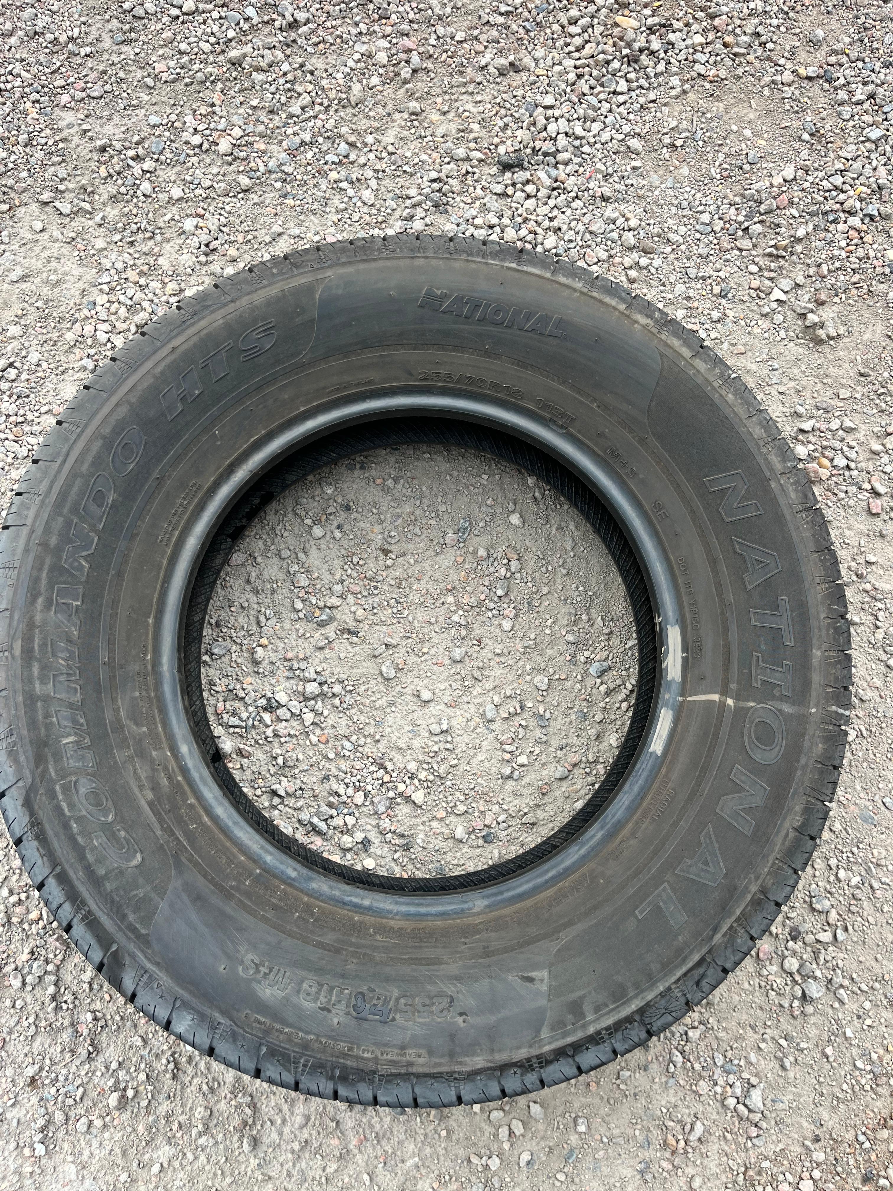255/70R18 Set (4 Used Tires) National Commando HTS