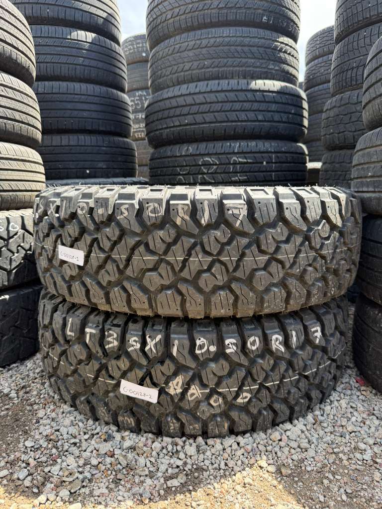 LT35X10.50R17 Pair (2 Used Tires) Kenda Klever R/T