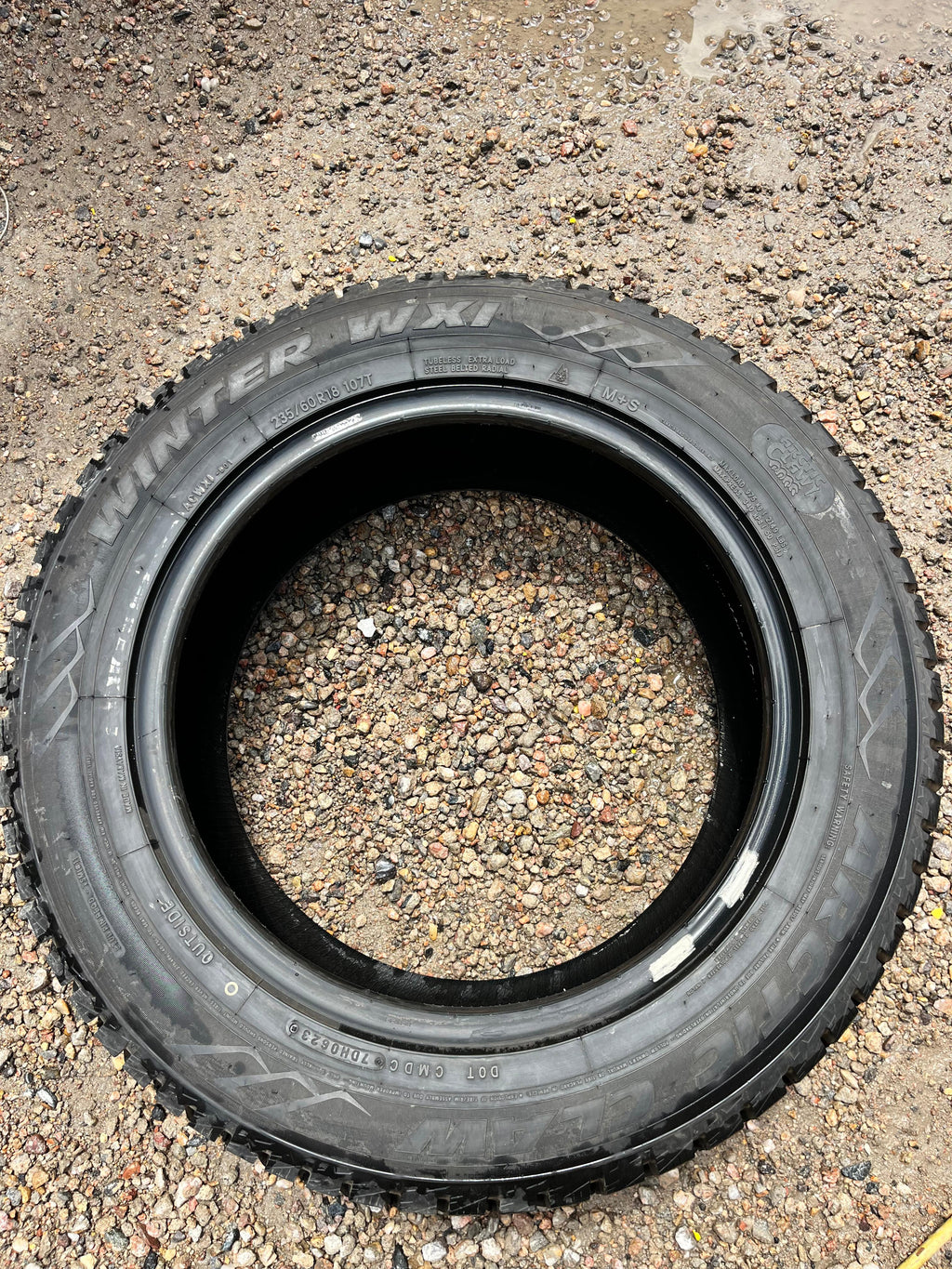 235/60R18 Set (4 Used Tires) Artic Claw Winter WXI