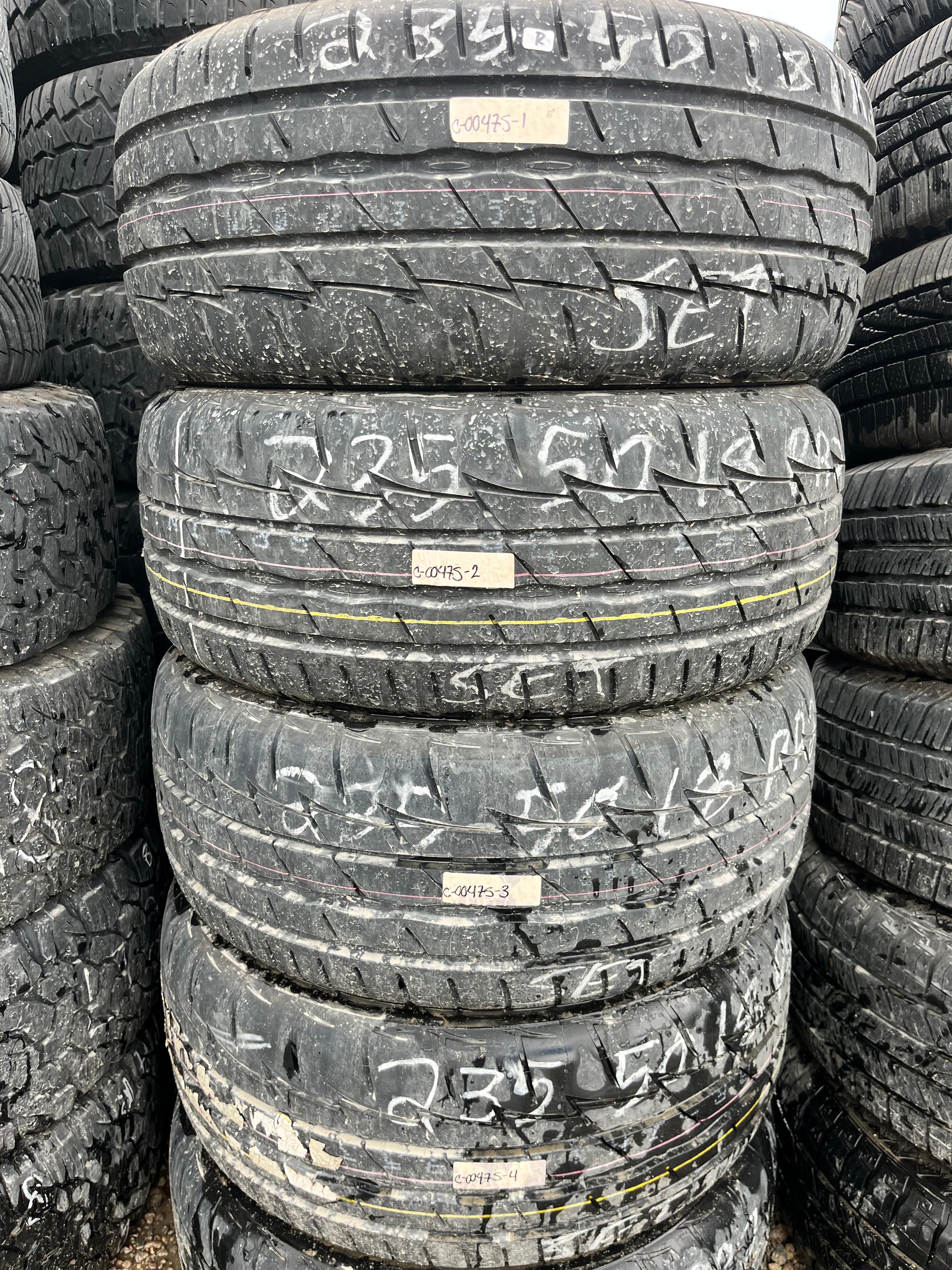235/50R18 Set (4 Used Tires) Firestone Fire Hawk
