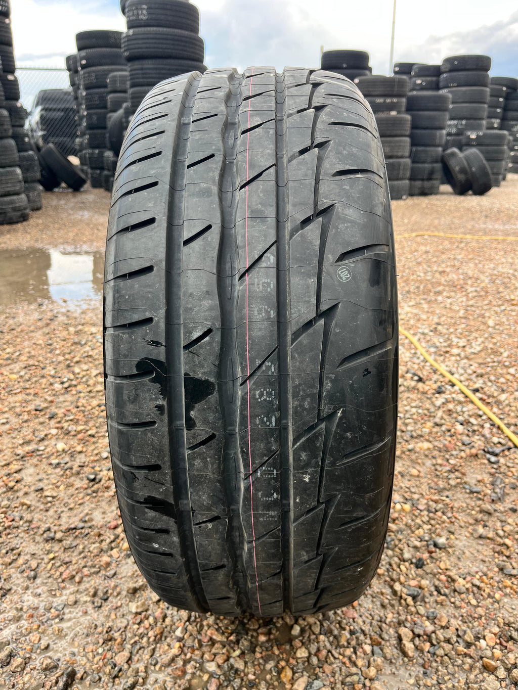 225/60R18 Pair (2 Used Tires) Goodyear Assurance