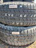 245/60R18 Pair (2 Used Tires) Sailun Terramax HLT