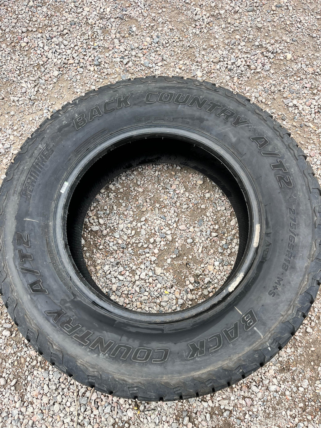 275/65R18 Pair (2 Used Tires) Dean Tires Back Country 2