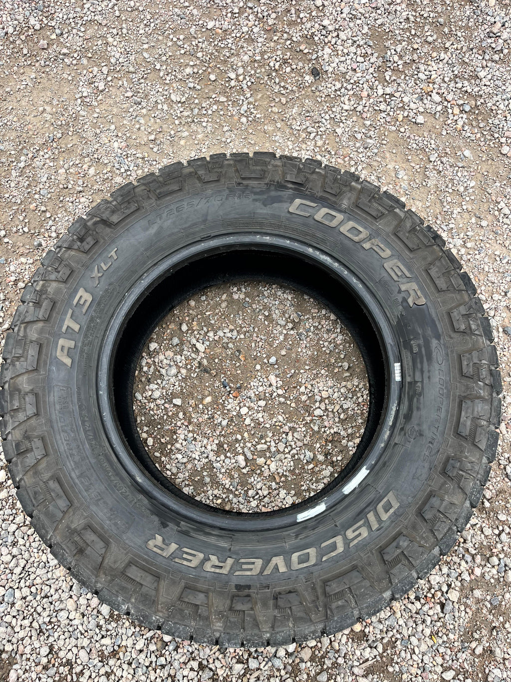LT265/70R18 Pair (2 Used Tires) Cooper Discoverer AT3 XLT