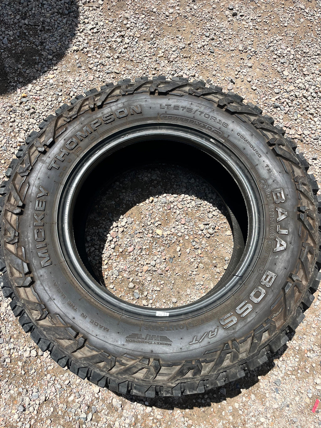 LT275/70R18 Set (4 Used Tires) Mickey Thompson Baja Boss