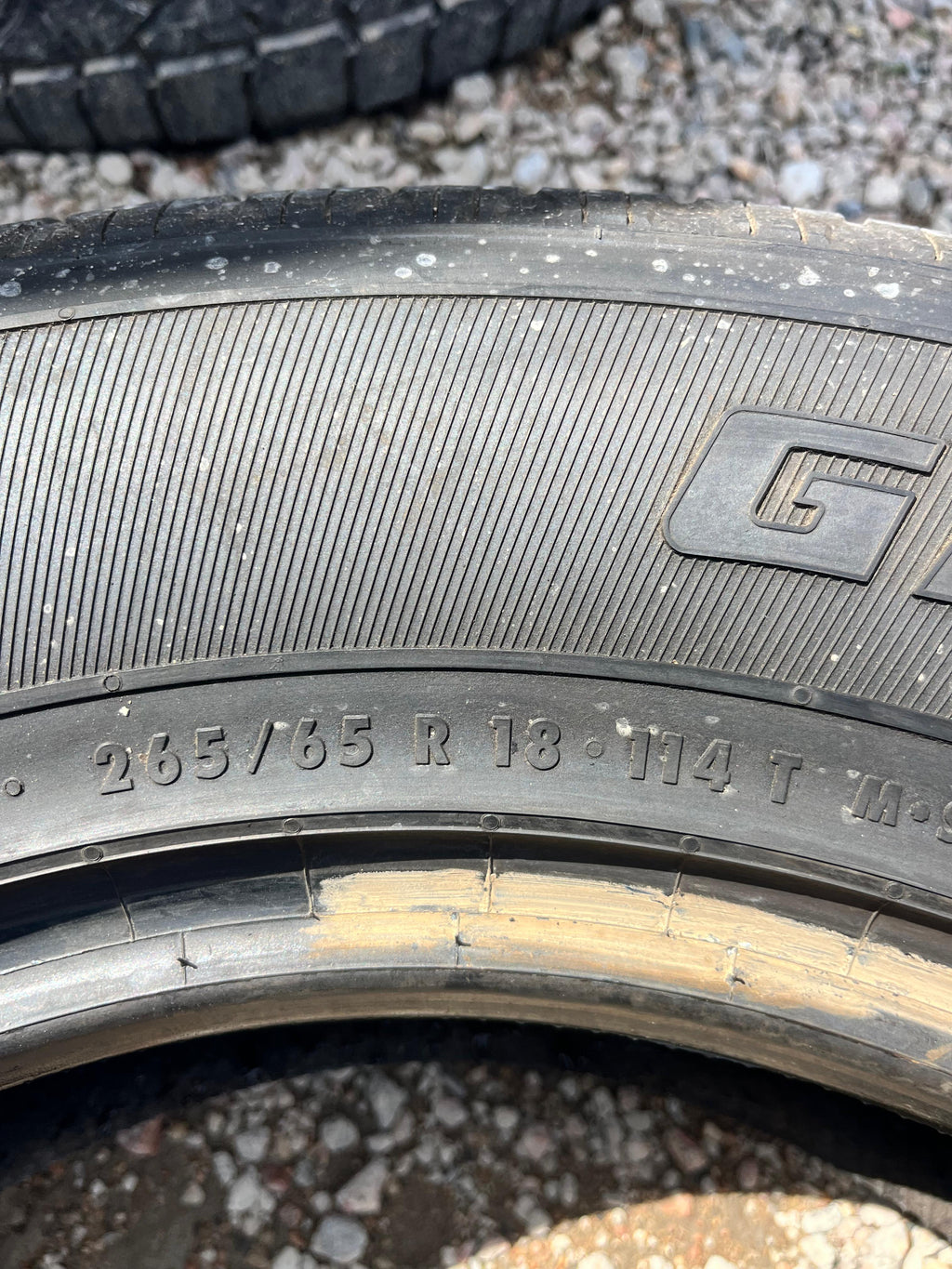 265/65R18 Pair (2 Used Tires) General Grabber HTS