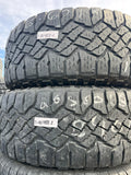 265/60R18 Pair (2 Used Tires) Goodyear Wrangler Duratrac