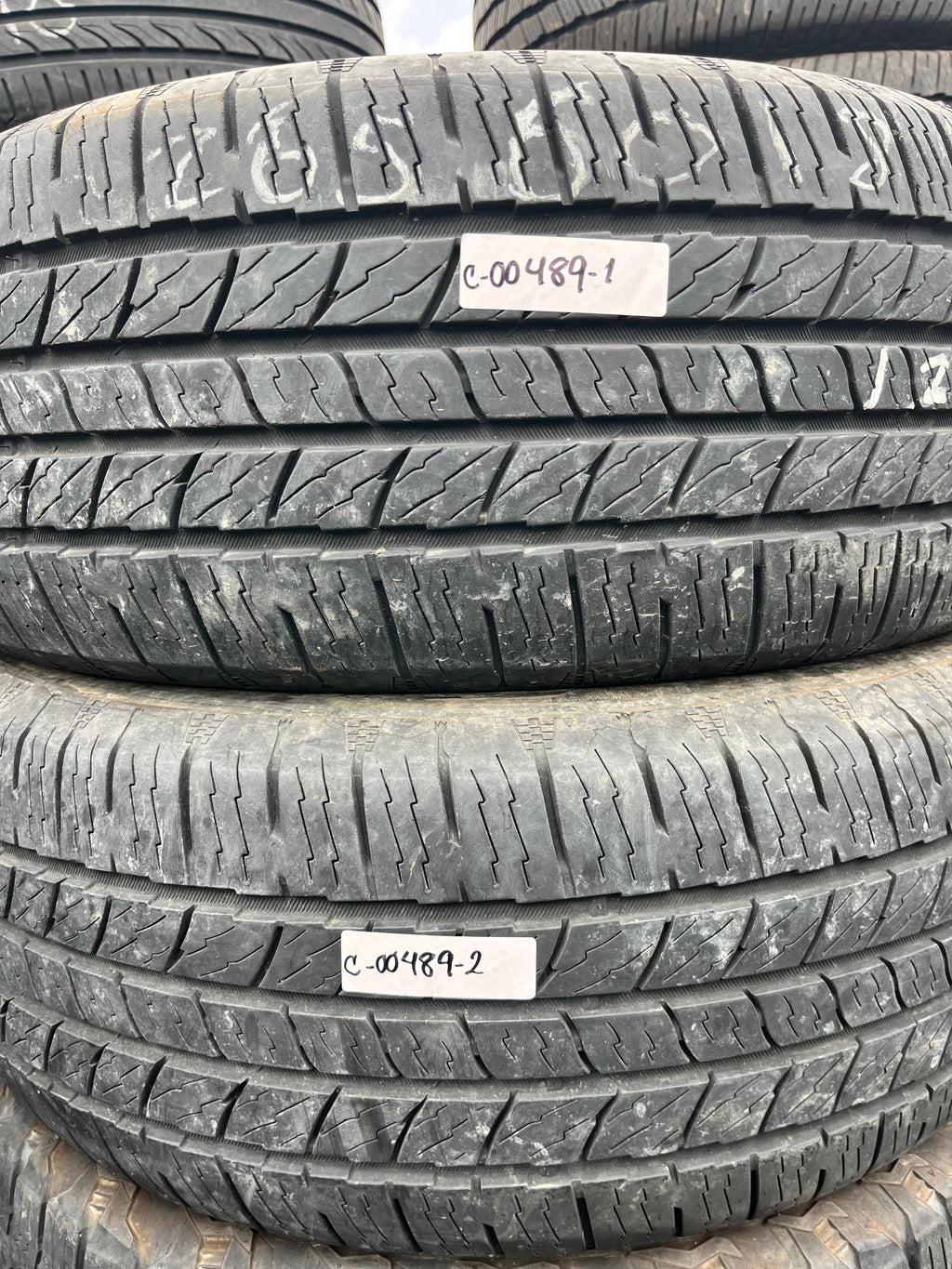265/60R18 Pair (2 Used Tires) National Commando HTS