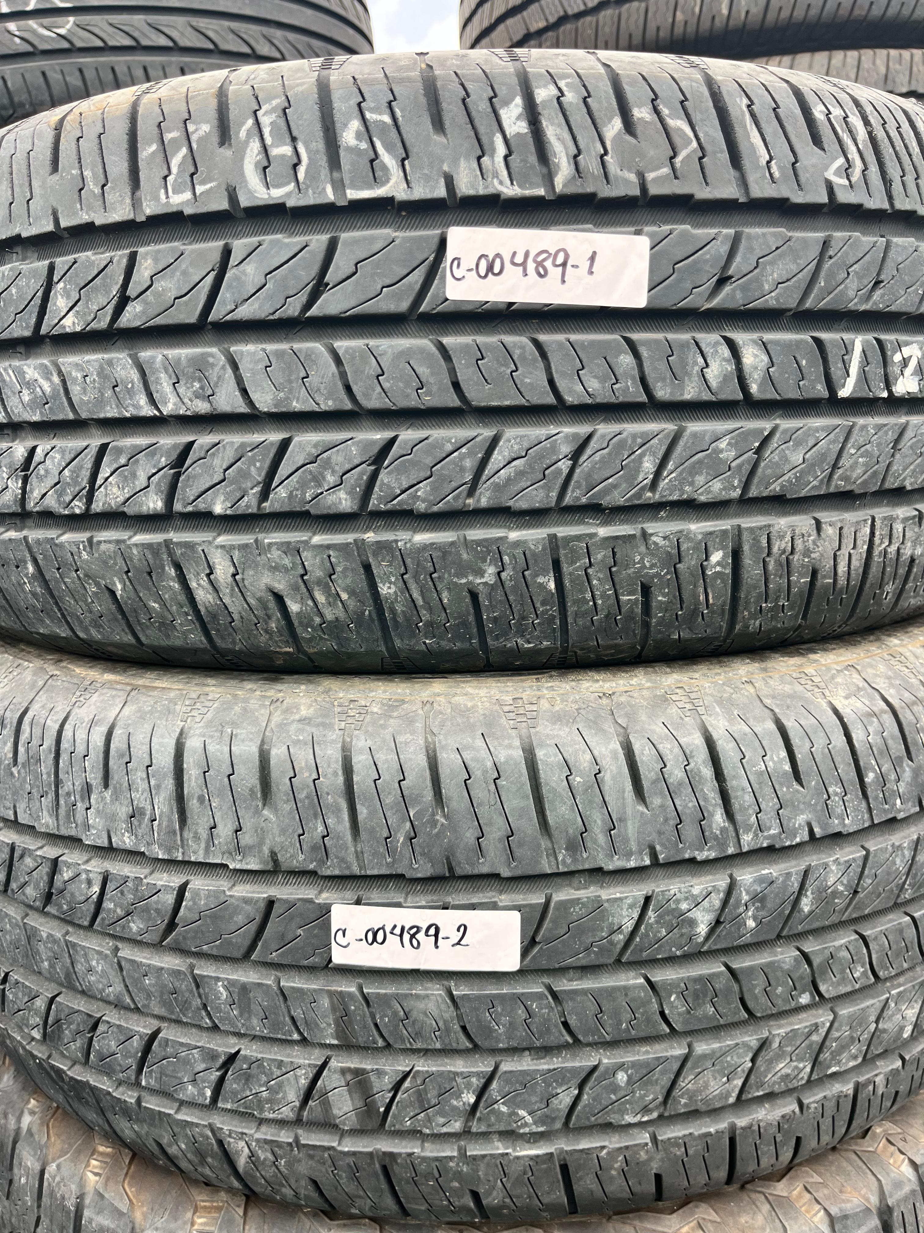 265/60R18 Pair (2 Used Tires) National Commando HTS