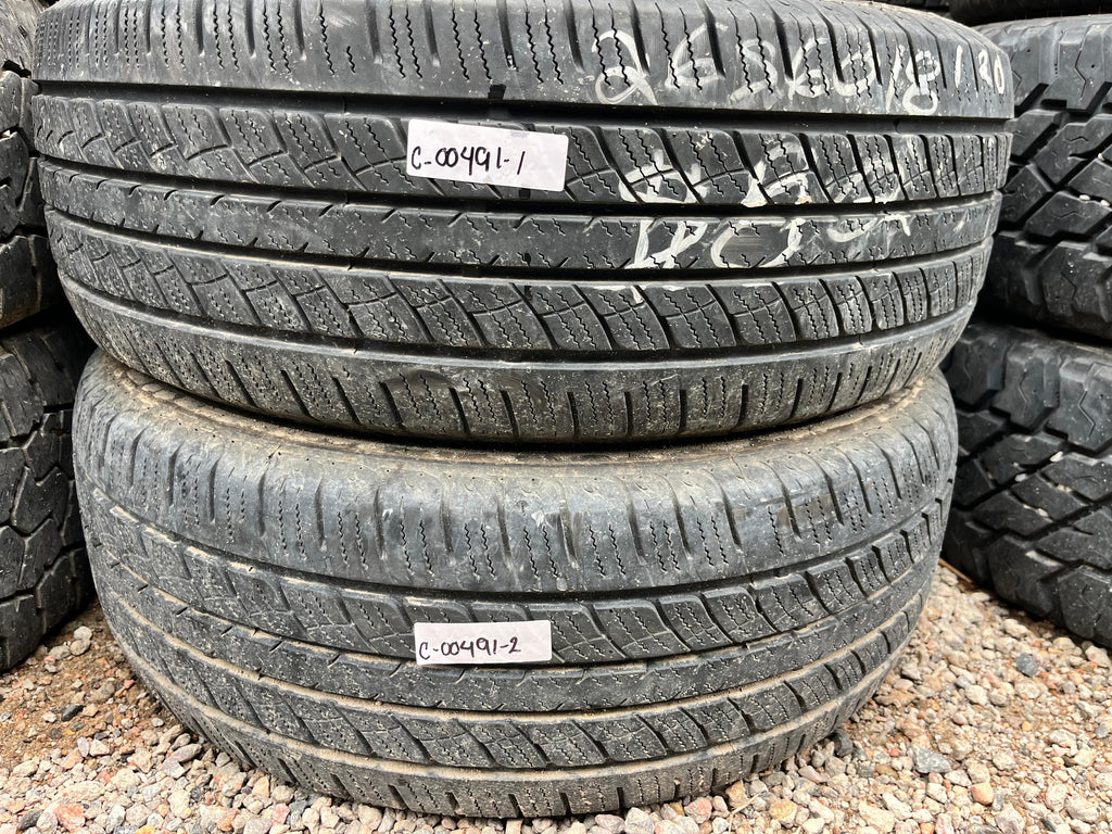 265/60R18 Pair (2 Used Tires) West Lake SU 318