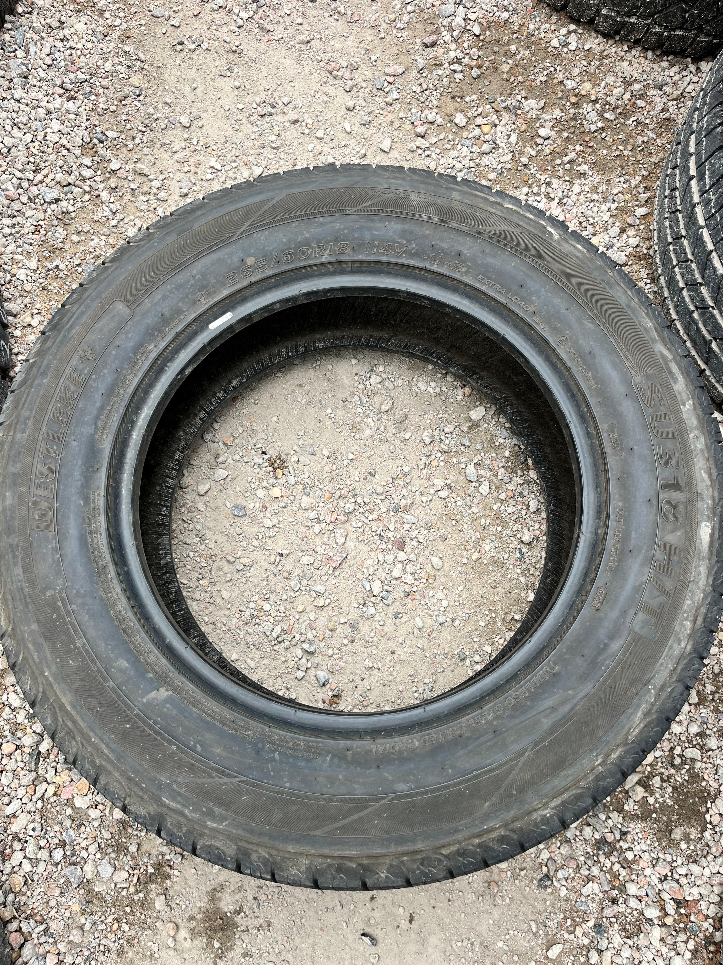 265/60R18 Pair (2 Used Tires) West Lake SU 318