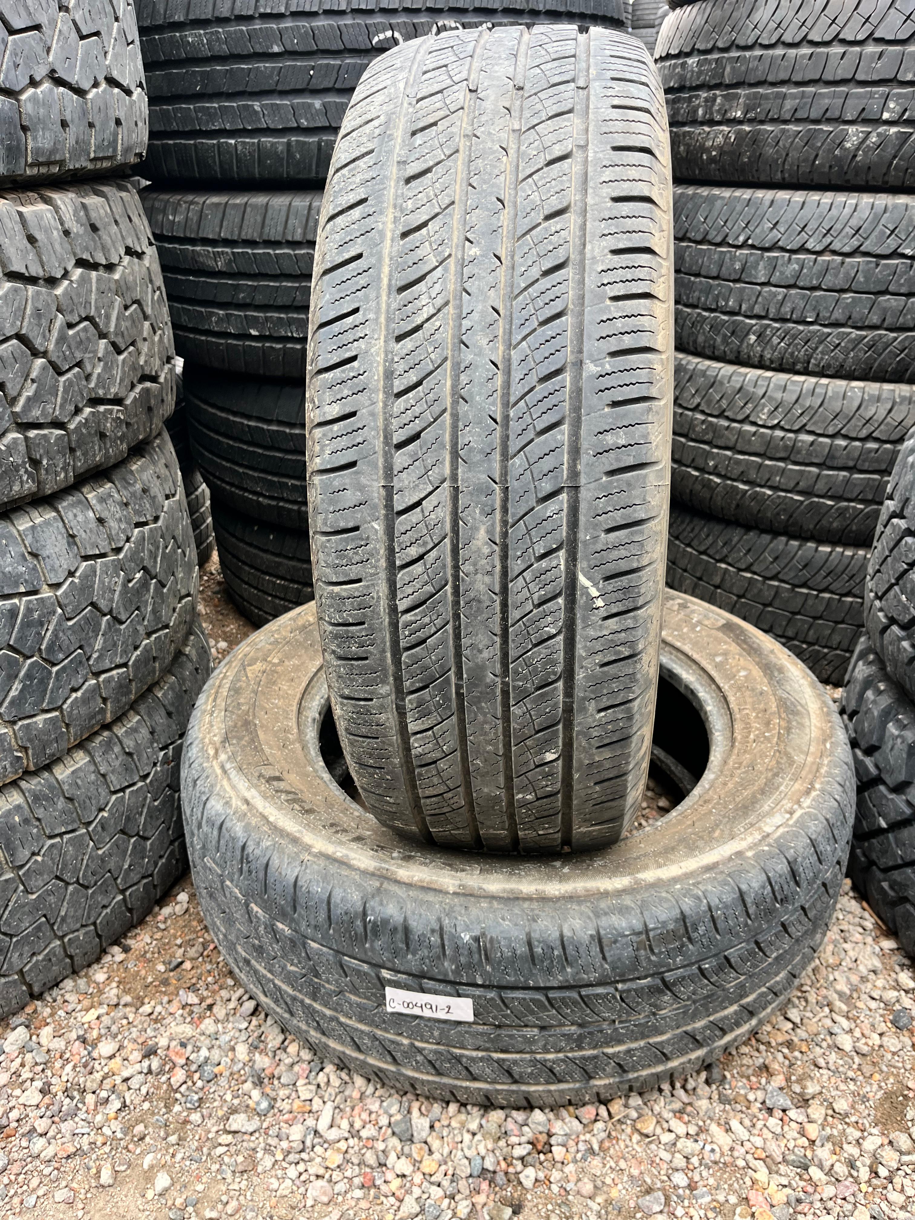 265/60R18 Pair (2 Used Tires) West Lake SU 318